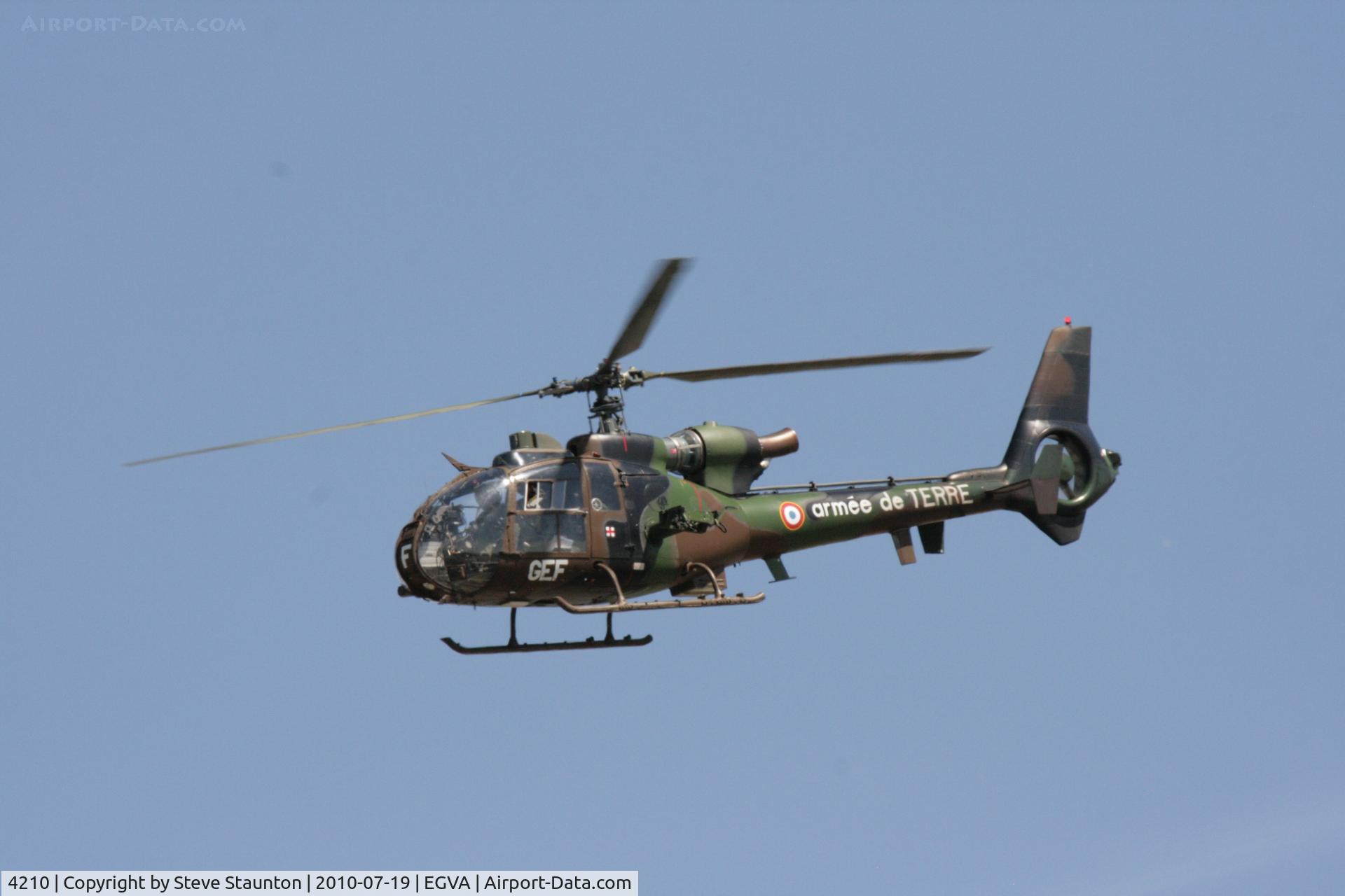 4210, Aérospatiale SA-342L-1 Gazelle C/N 2210, Taken at the Royal International Air Tattoo 2010