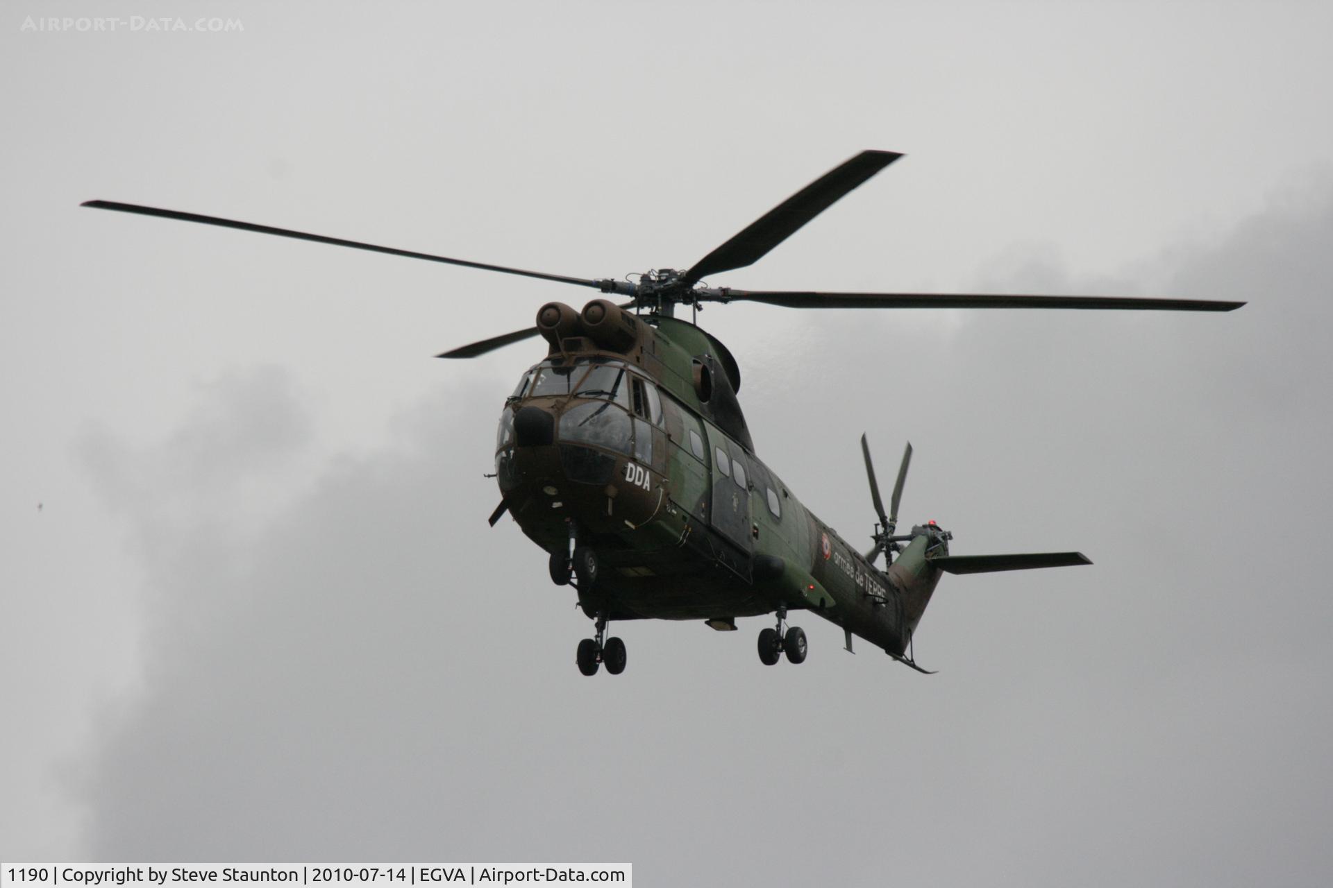 1190, Aerospatiale SA-330B Puma C/N 1190, Taken at the Royal International Air Tattoo 2010