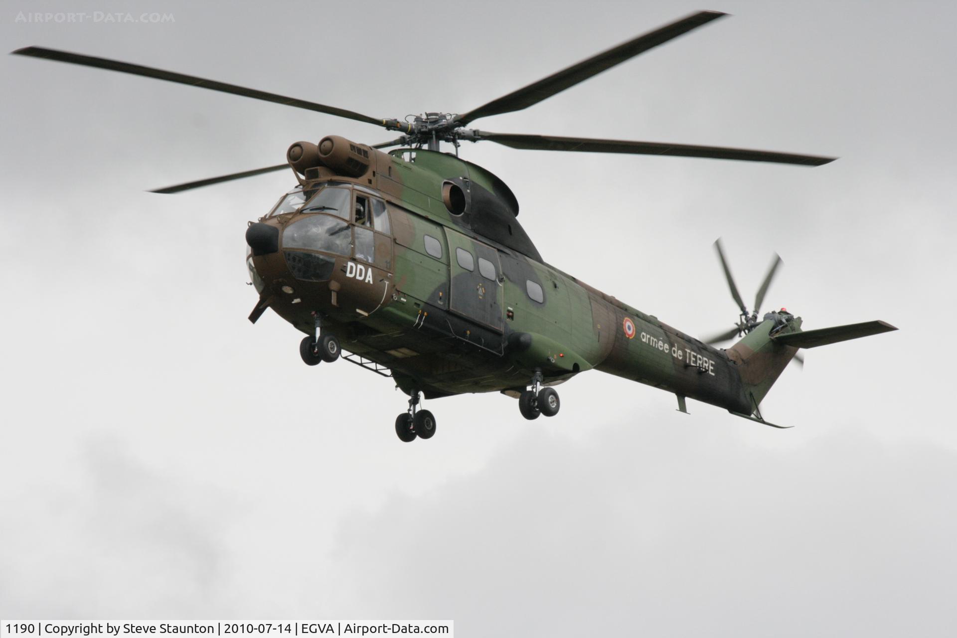 1190, Aerospatiale SA-330B Puma C/N 1190, Taken at the Royal International Air Tattoo 2010