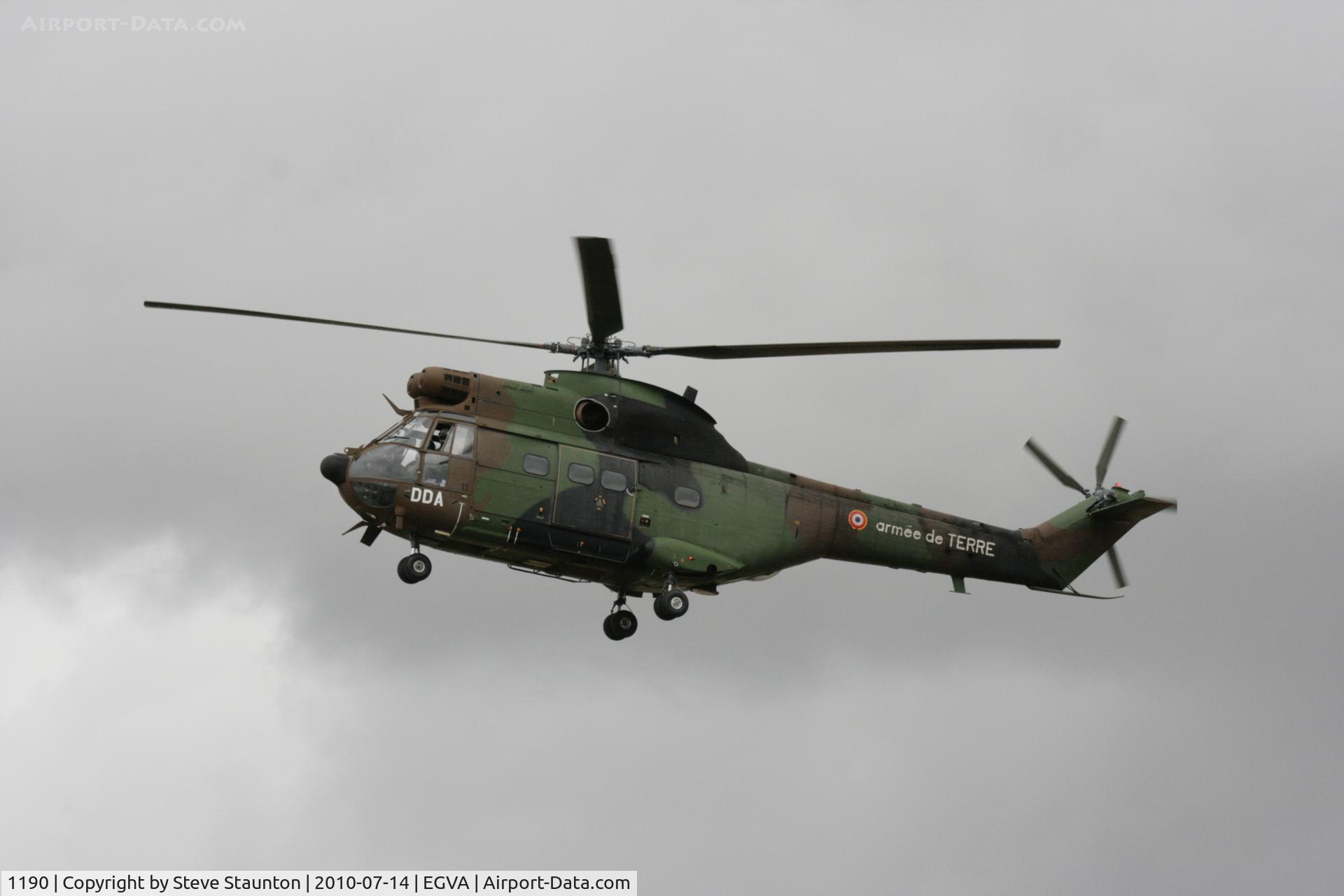 1190, Aerospatiale SA-330B Puma C/N 1190, Taken at the Royal International Air Tattoo 2010