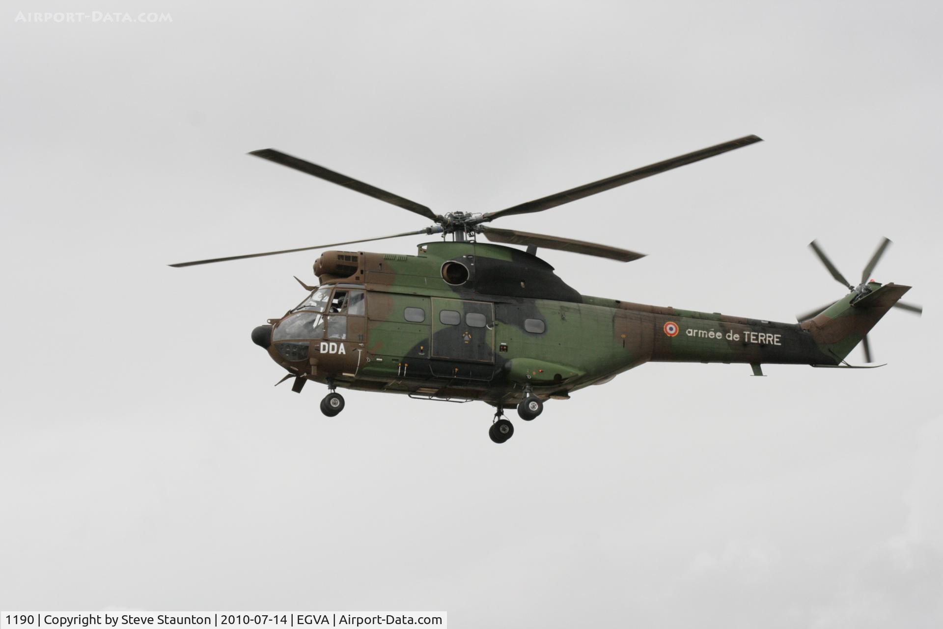 1190, Aerospatiale SA-330B Puma C/N 1190, Taken at the Royal International Air Tattoo 2010