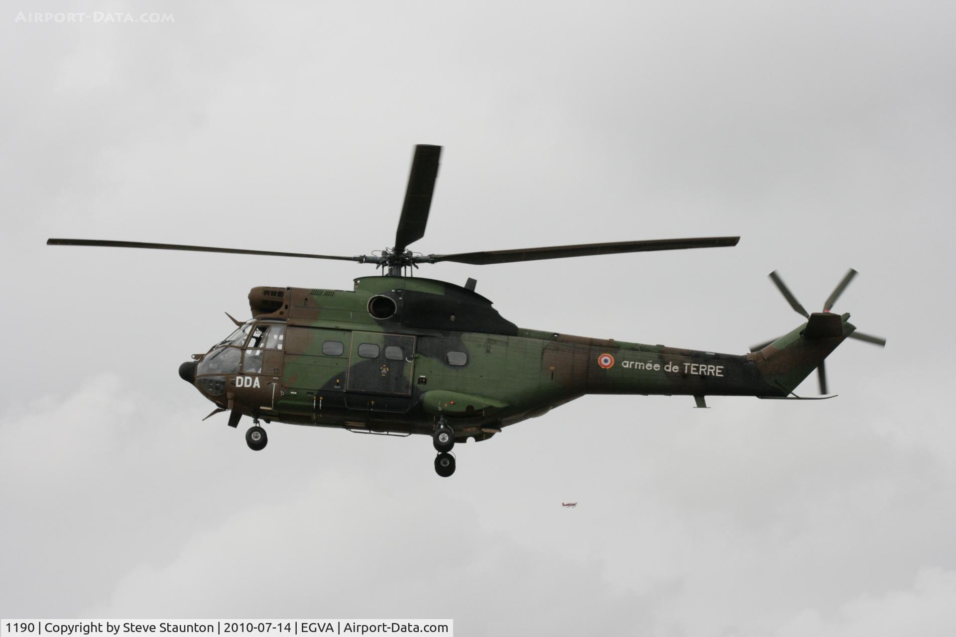 1190, Aerospatiale SA-330B Puma C/N 1190, Taken at the Royal International Air Tattoo 2010