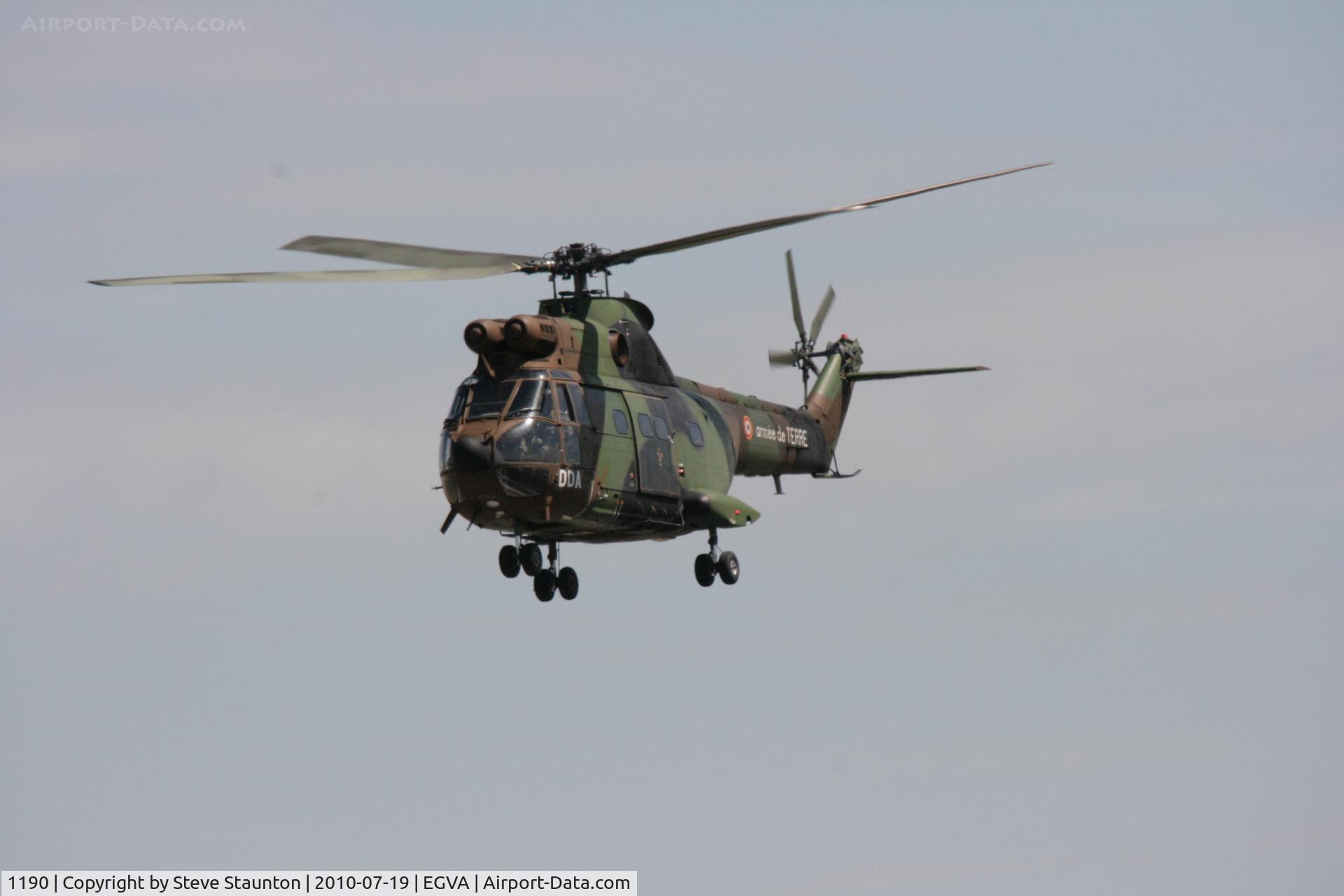 1190, Aerospatiale SA-330B Puma C/N 1190, Taken at the Royal International Air Tattoo 2010