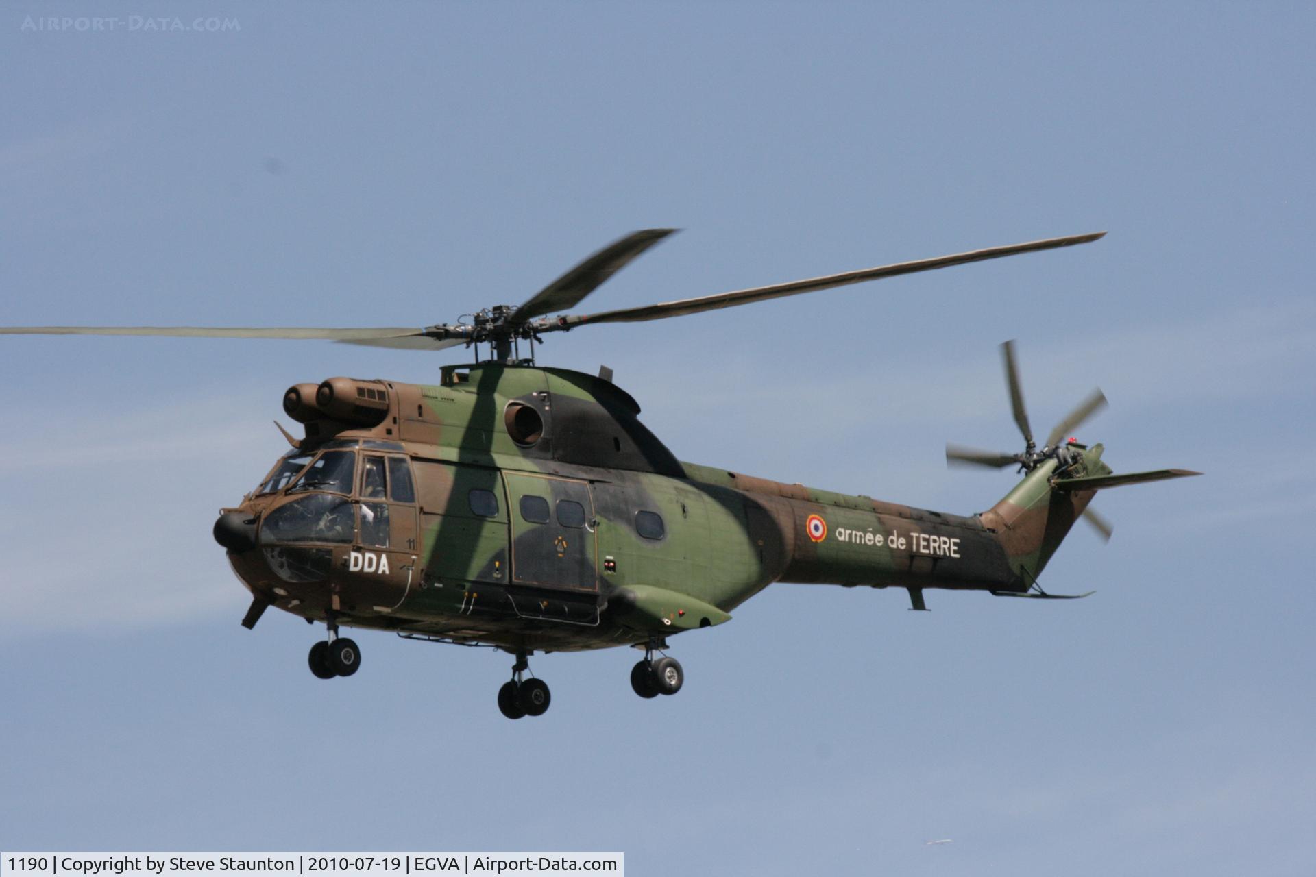 1190, Aerospatiale SA-330B Puma C/N 1190, Taken at the Royal International Air Tattoo 2010