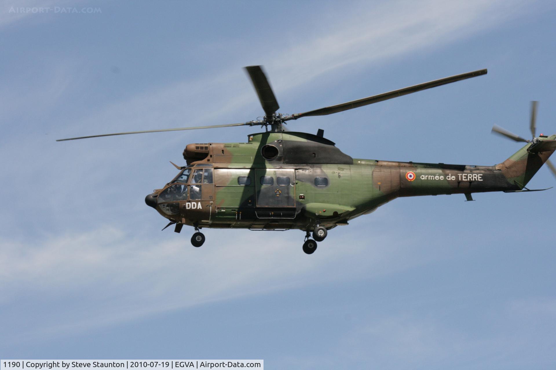 1190, Aerospatiale SA-330B Puma C/N 1190, Taken at the Royal International Air Tattoo 2010