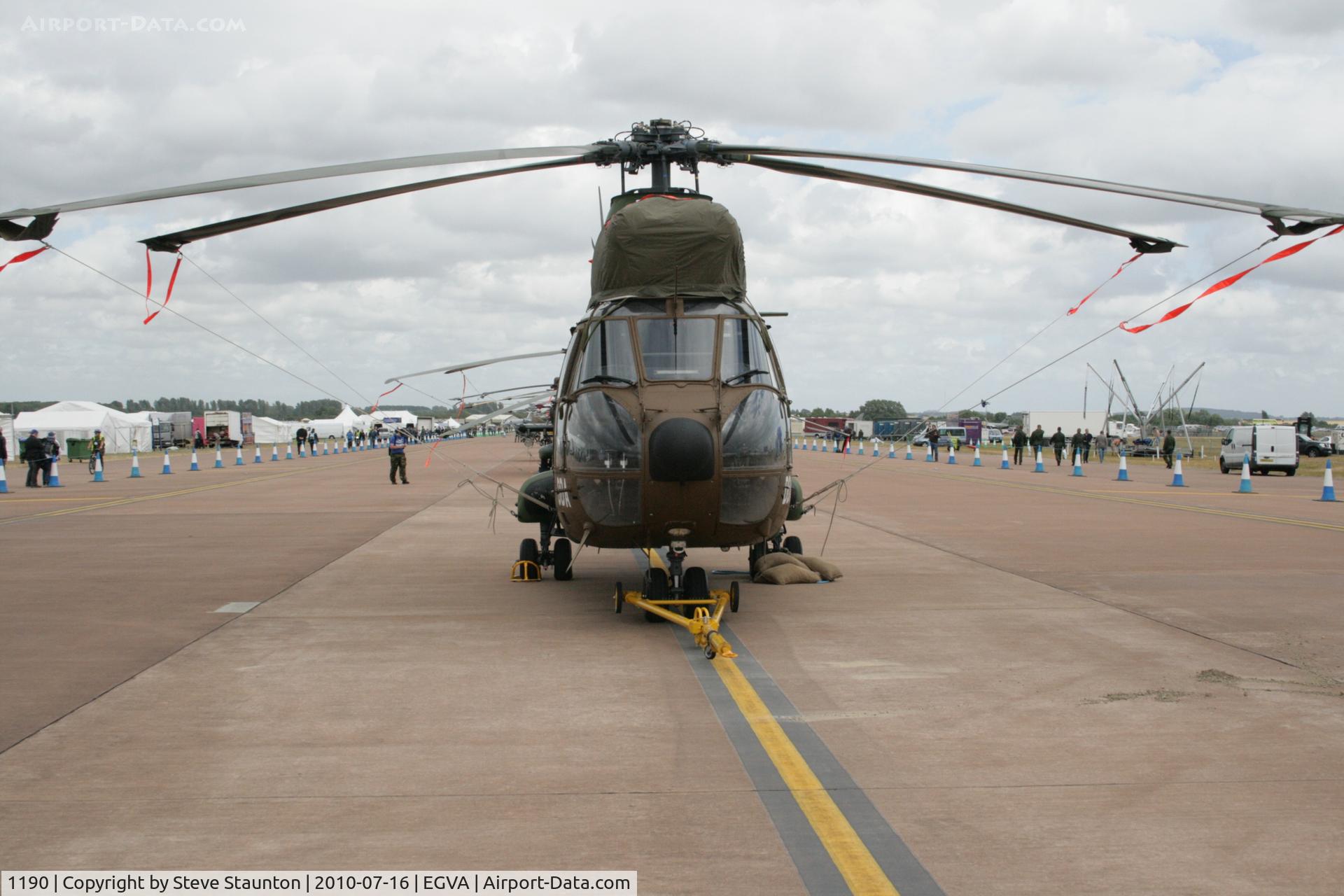 1190, Aerospatiale SA-330B Puma C/N 1190, Taken at the Royal International Air Tattoo 2010