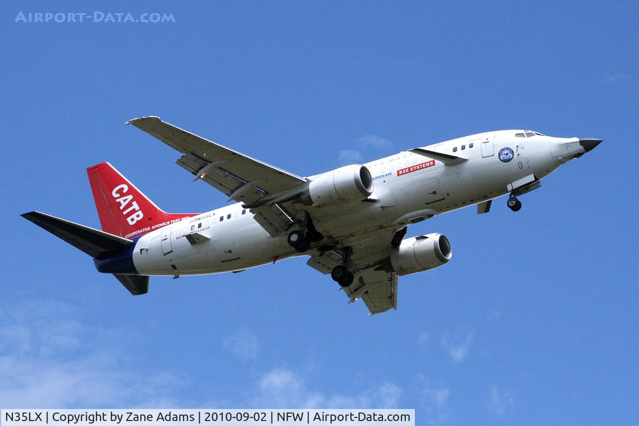 N35LX, 1986 Boeing 737-330 C/N 23528, At NASJRB FOrt Worth - Lockheed Martin F-35 Program flying testbed.