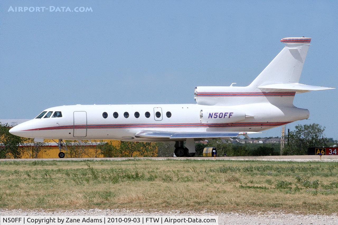 N50FF, 1991 Dassault Falcon 50 C/N 220, At Meacham Field-  Fort Worth, TX