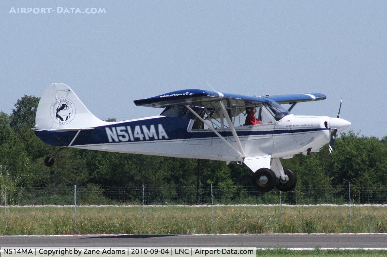 N514MA, 2010 Aviat A-1C-180 Husky C/N 3099, At Lancaster Municipal - Warbirds on Parade Fly-in.