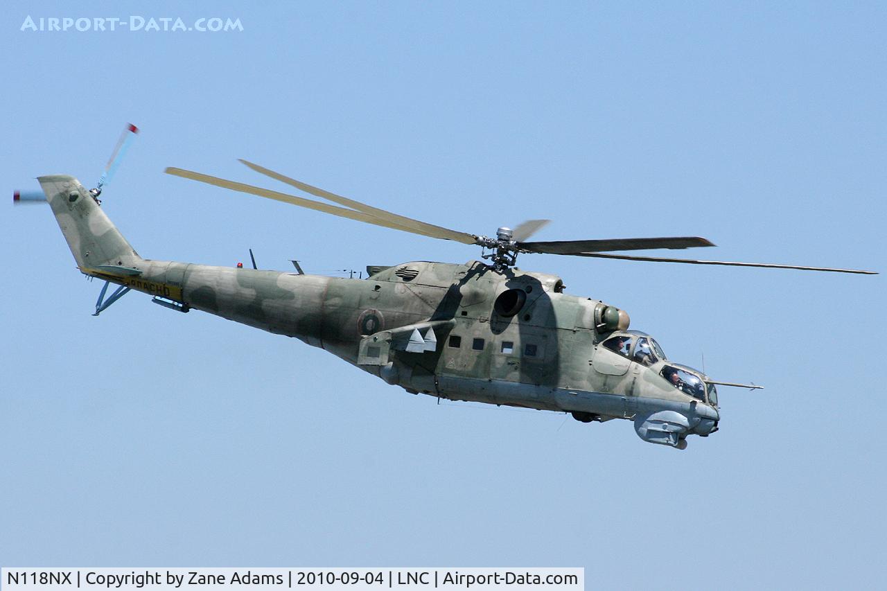 N118NX, Mil MI-24D C/N 150153, At Lancaster Municipal - Warbirds on Parade Fly-in - 2010
