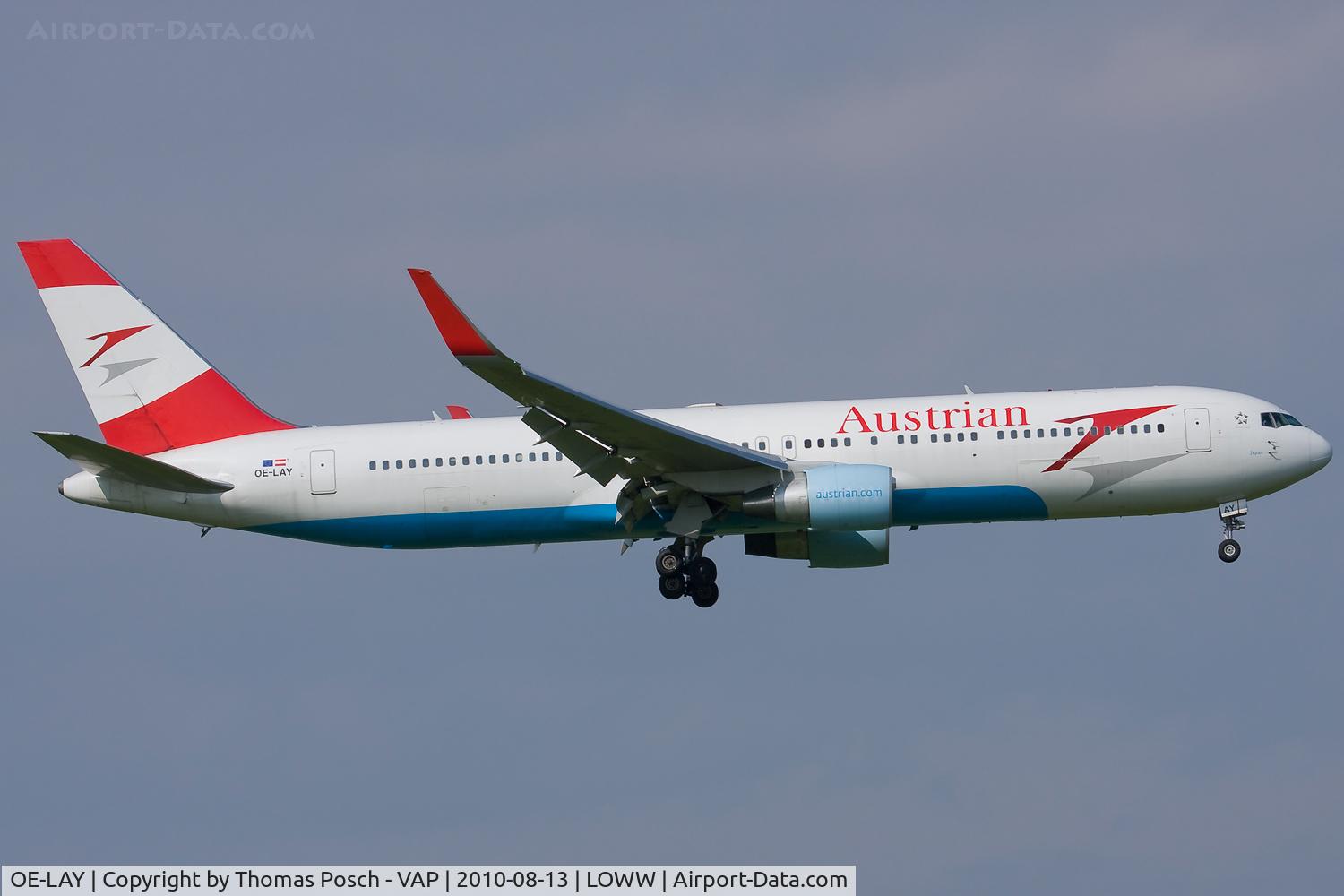 OE-LAY, 1998 Boeing 767-3Z9/ER C/N 29867, Austrian Airlines