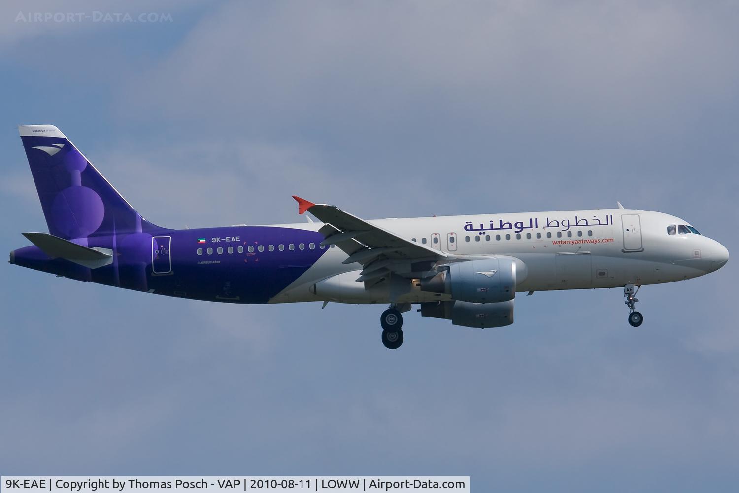9K-EAE, 2010 Airbus A320-214 C/N 4235, Wataniya Airways