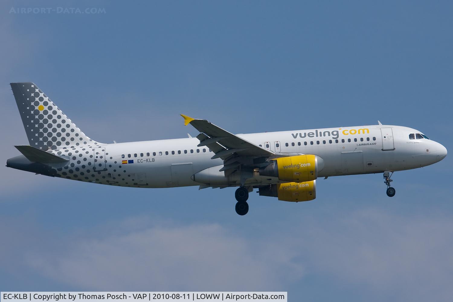 EC-KLB, 2007 Airbus A320-214 C/N 3321, Vueling Airlines
