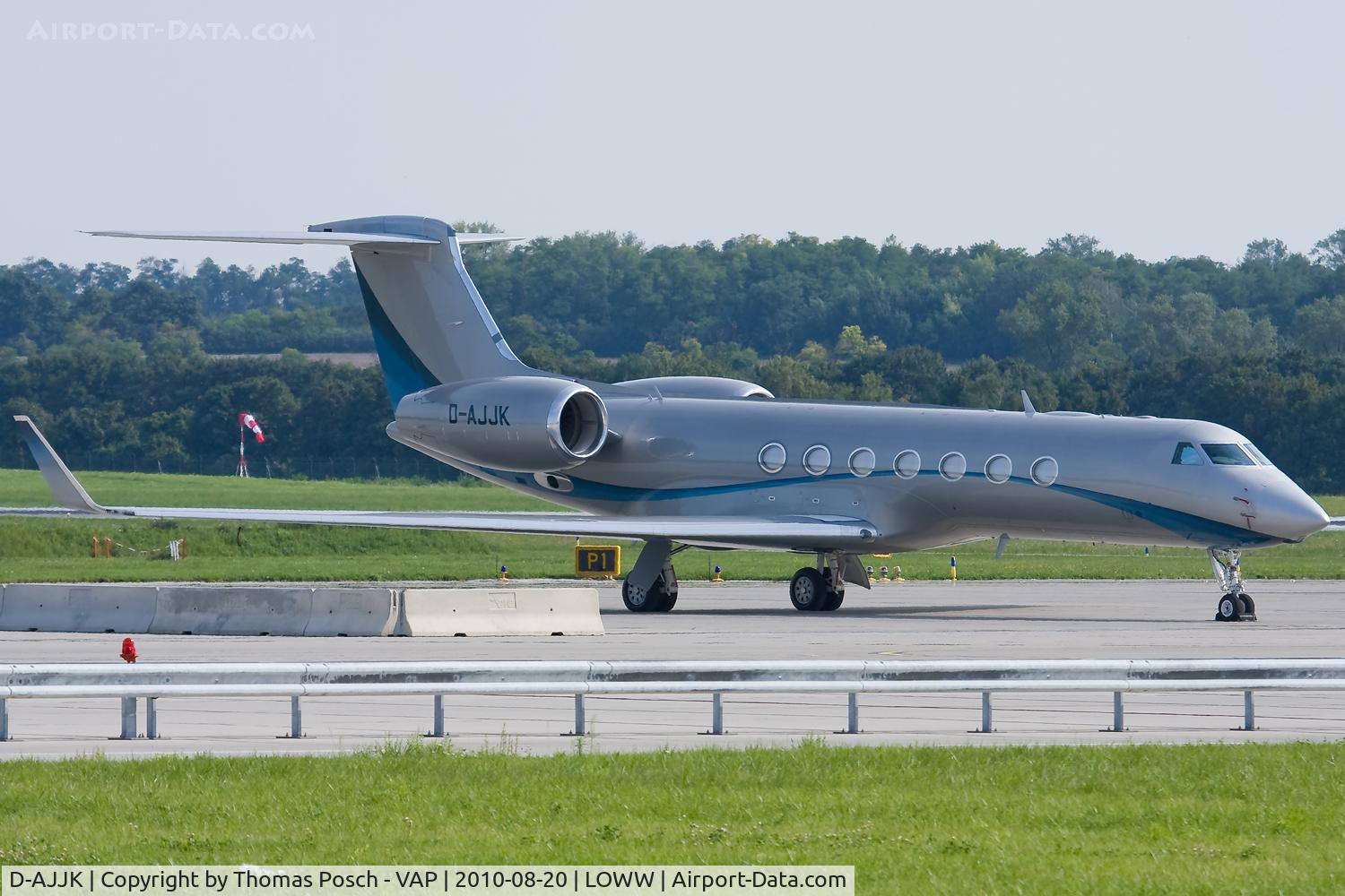 D-AJJK, 2008 Gulfstream Aerospace GV-SP (G550) C/N 5191, Windrose Air Jetcharter
