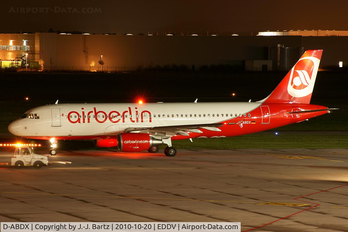 D-ABDX, 2009 Airbus A320-214 C/N 3995, DSLR-A230 (55-200 mm); www.haj-spotter.de.tf
