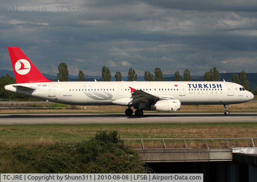 TC-JRE, 2007 Airbus A321-231 C/N 3126, Taking off rwy 16