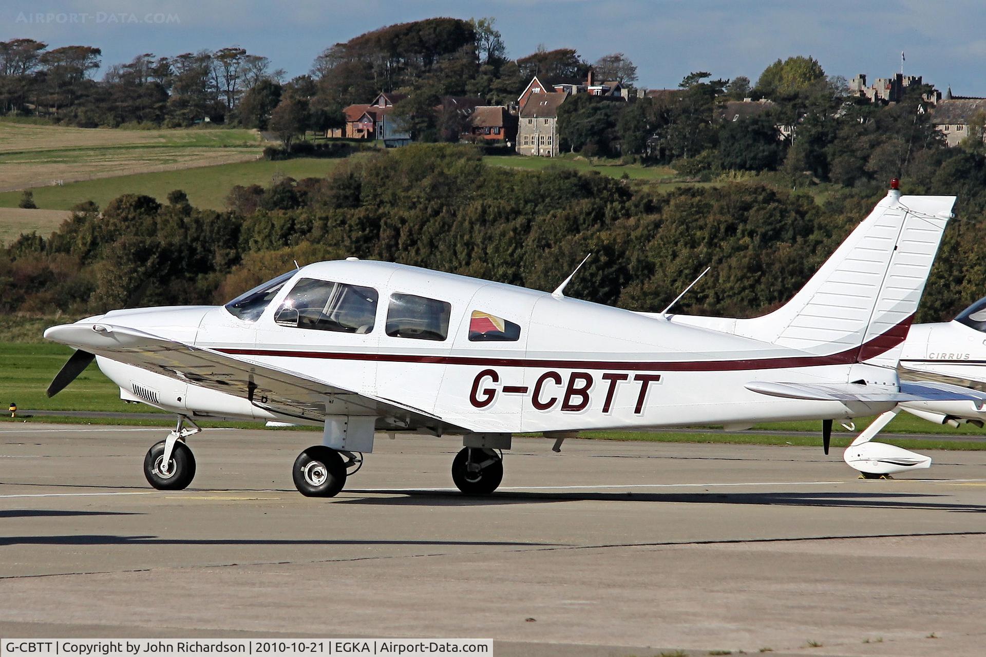 G-CBTT, 1977 Piper PA-28-181 Cherokee Archer II C/N 28-7890127, Sunny day at Shoreham