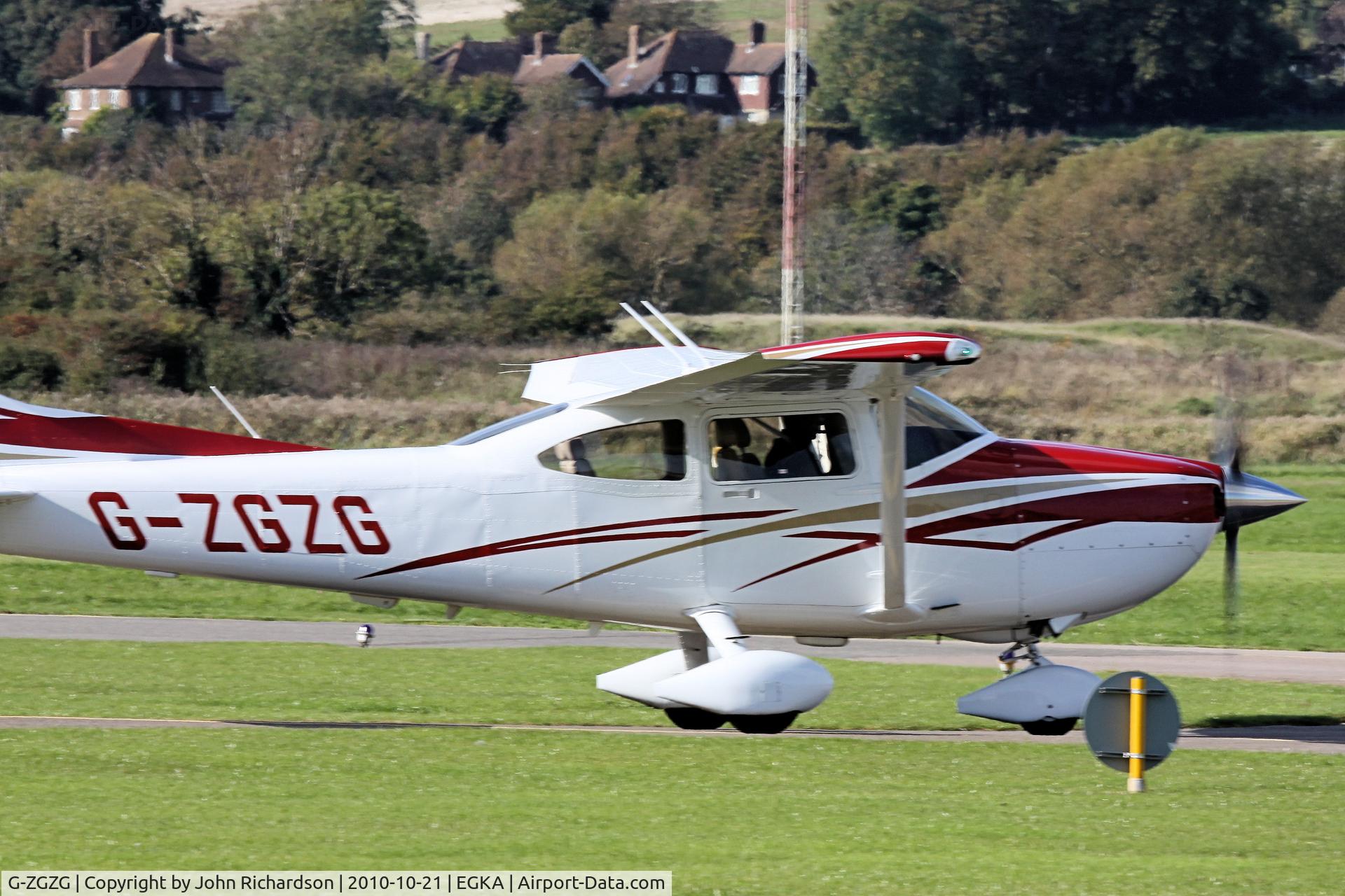 G-ZGZG, 2007 Cessna 182T Skylane C/N 18282036, Sunny day at Shoreham