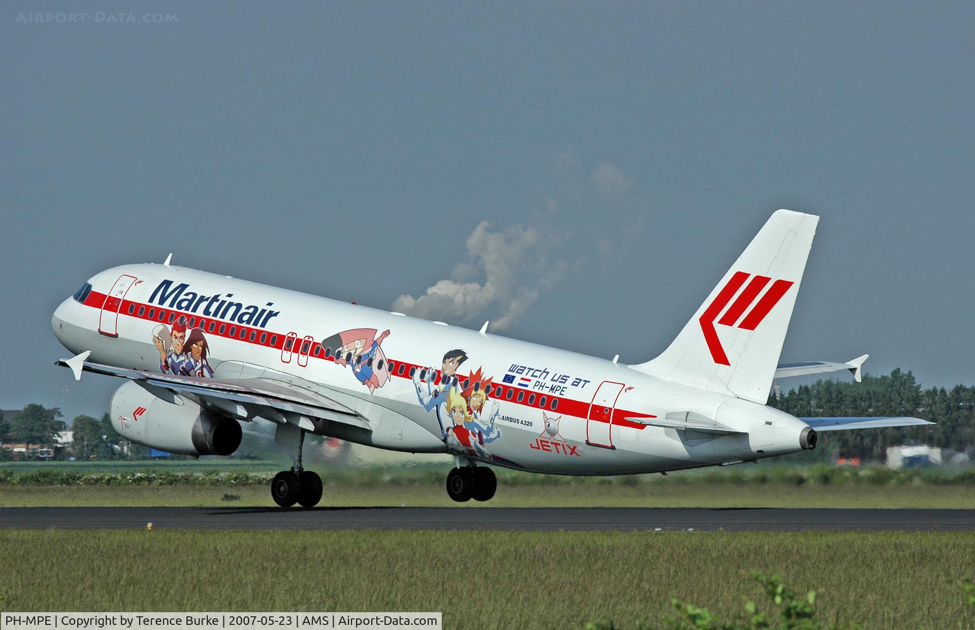 PH-MPE, 2003 Airbus A320-232 C/N 1945, Schiphol, May 2007