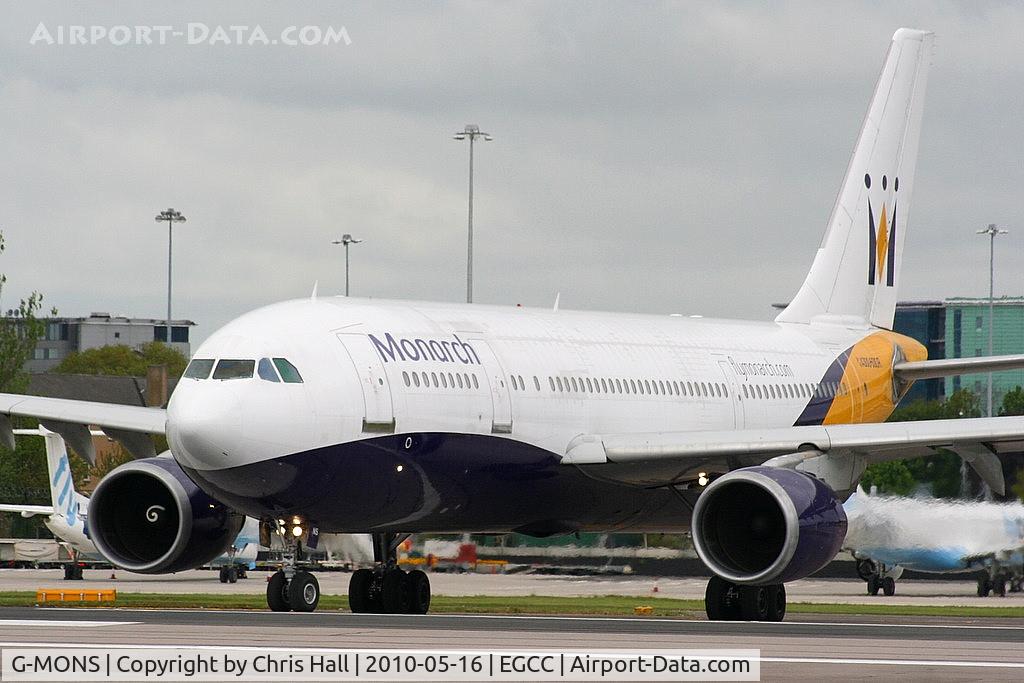 G-MONS, 1989 Airbus A300B4-605R C/N 556, Monarch