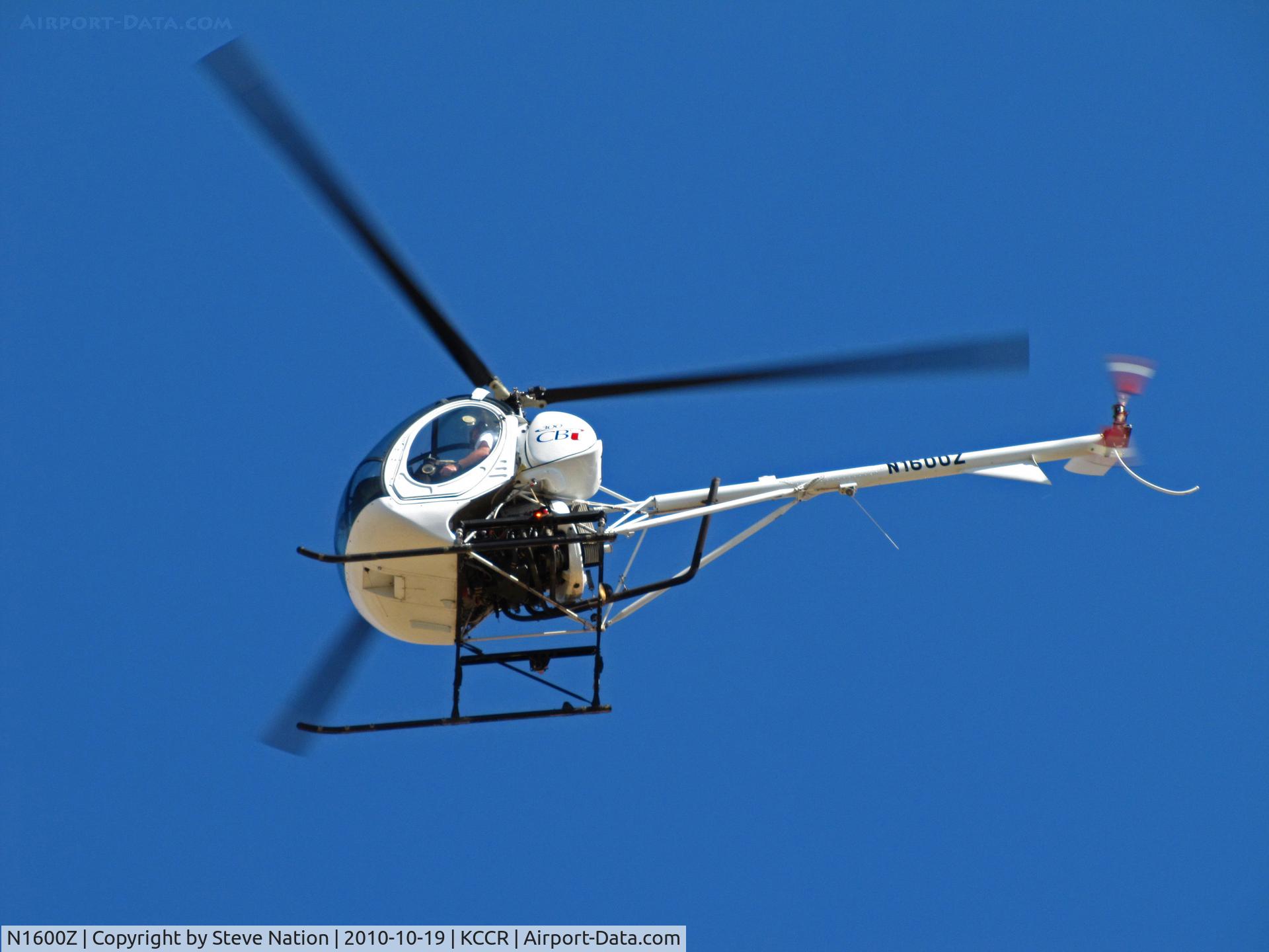 N1600Z, 2006 Schweizer 269C-1 C/N 0248, Bristow Academy 2006 269C-1 returns to Buchanan Field home base from training flight