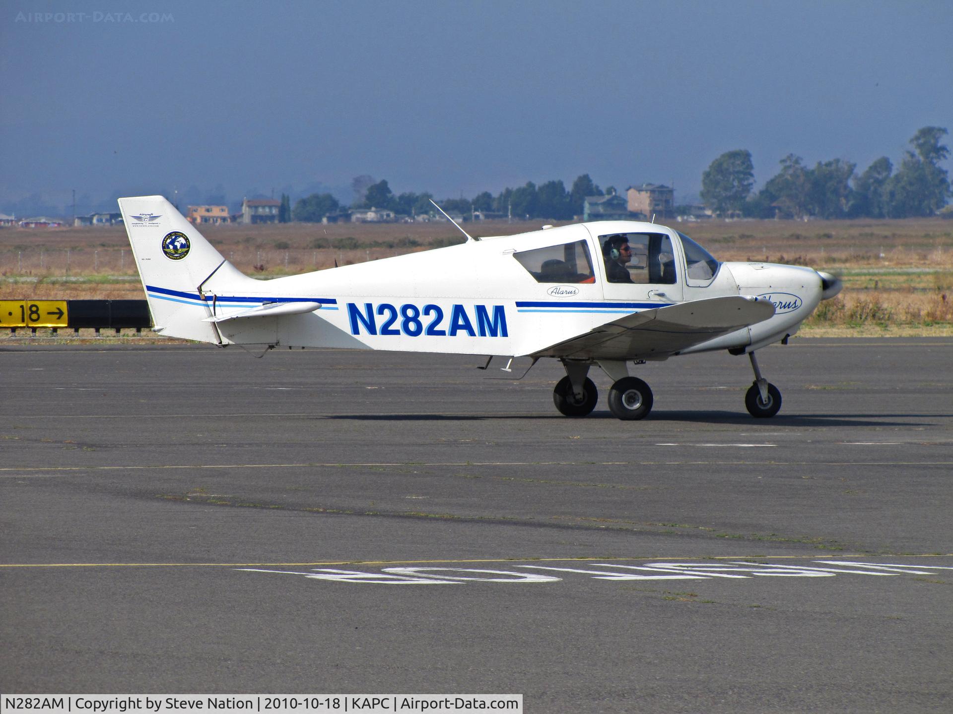 N282AM, 2004 AMD CH-2000 Alarus C/N 20-1047, Sierra Academy 2004 Aircraft Mfg & Development Co CH 2000 arriving from KMER (Castle Airport, Merced, CA)