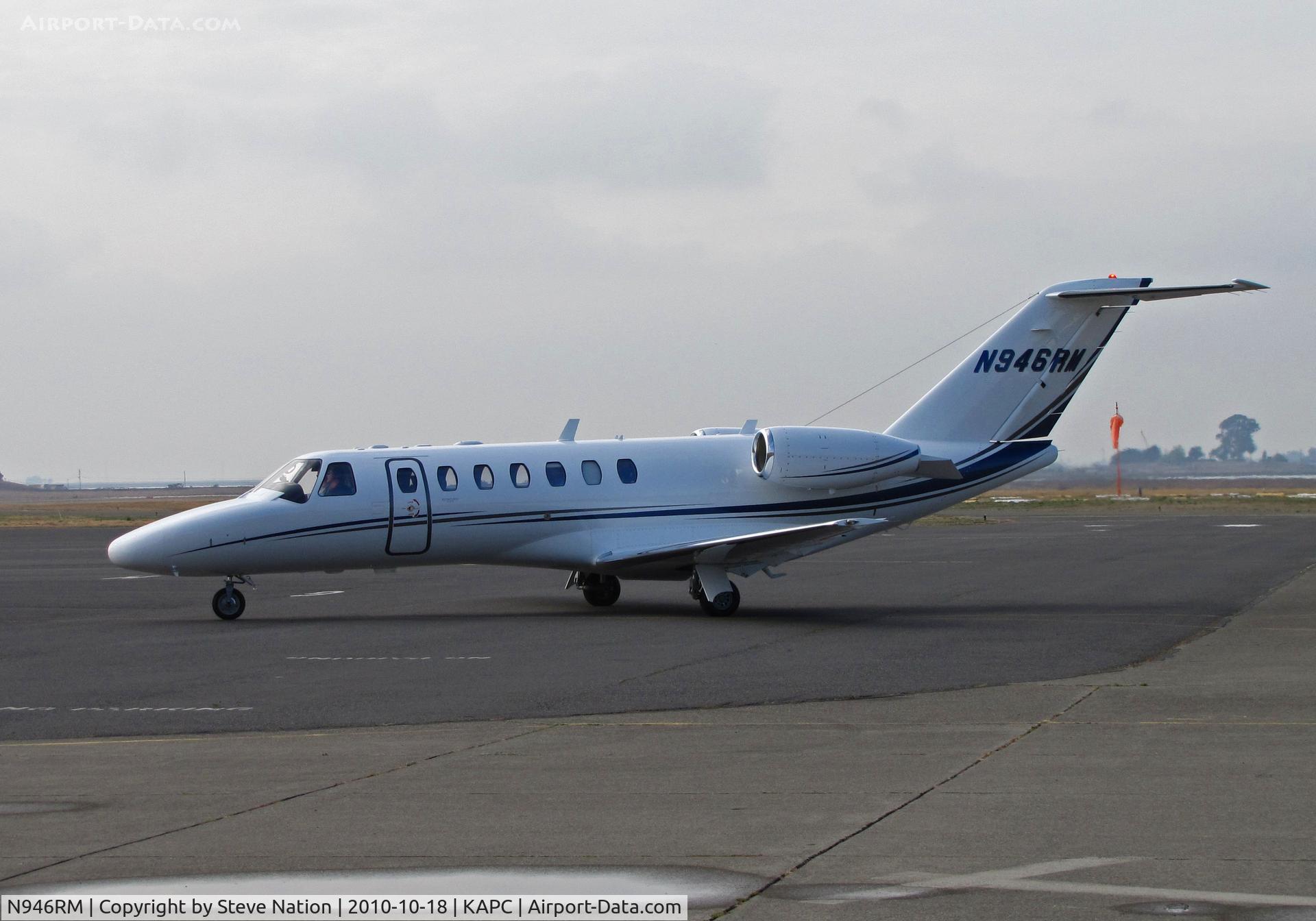 N946RM, 2004 Cessna 525B CitationJet CJ3 C/N 525B-0008, Cessna Finance Corp. 2004 Cessna 525B arriving at Napa from KCOS (Colorado Springs, CO)