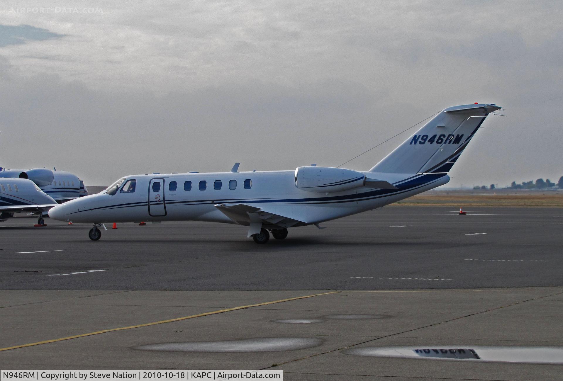 N946RM, 2004 Cessna 525B CitationJet CJ3 C/N 525B-0008, Cessna Finance Corp. 2004 Cessna 525B arriving at Napa from KCOS (Colorado Springs, CO)