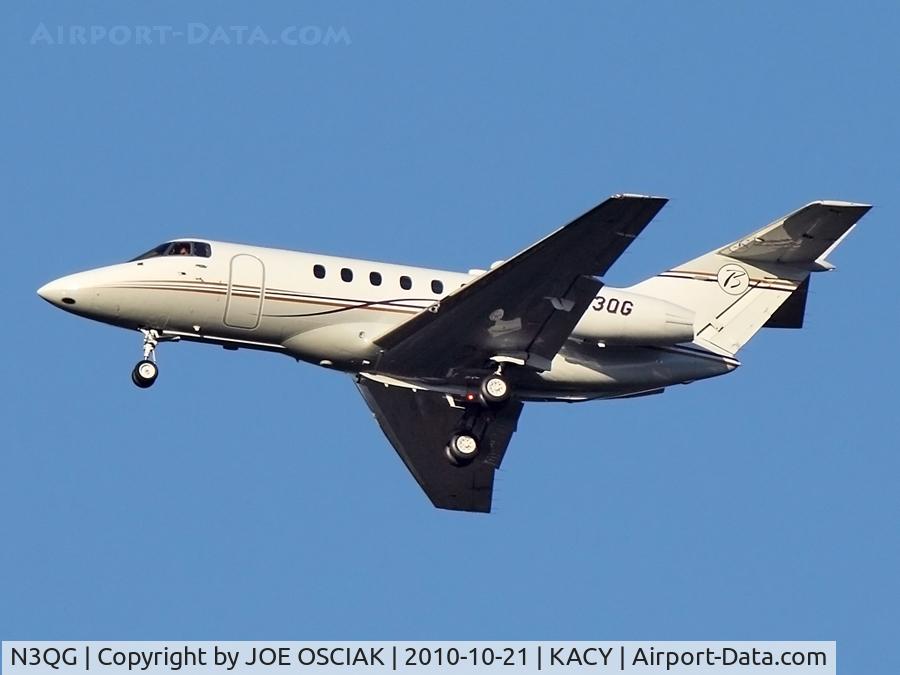 N3QG, British Aerospace BAe.125 Series 800A C/N 258127, Arriving @ KACY