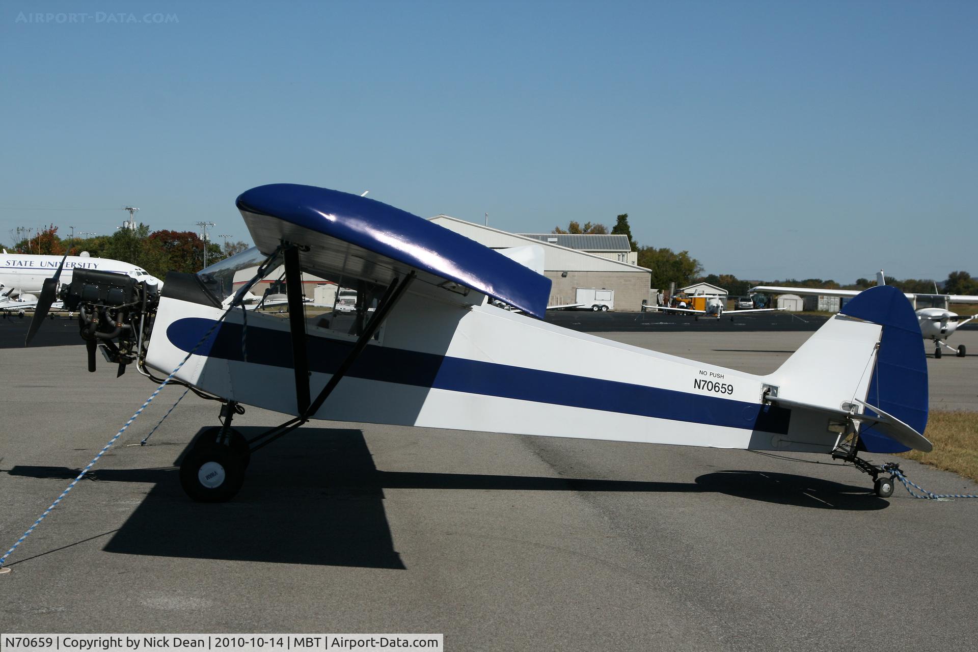 N70659, 1946 Piper J3C-65 Cub C/N 17679, KMBT