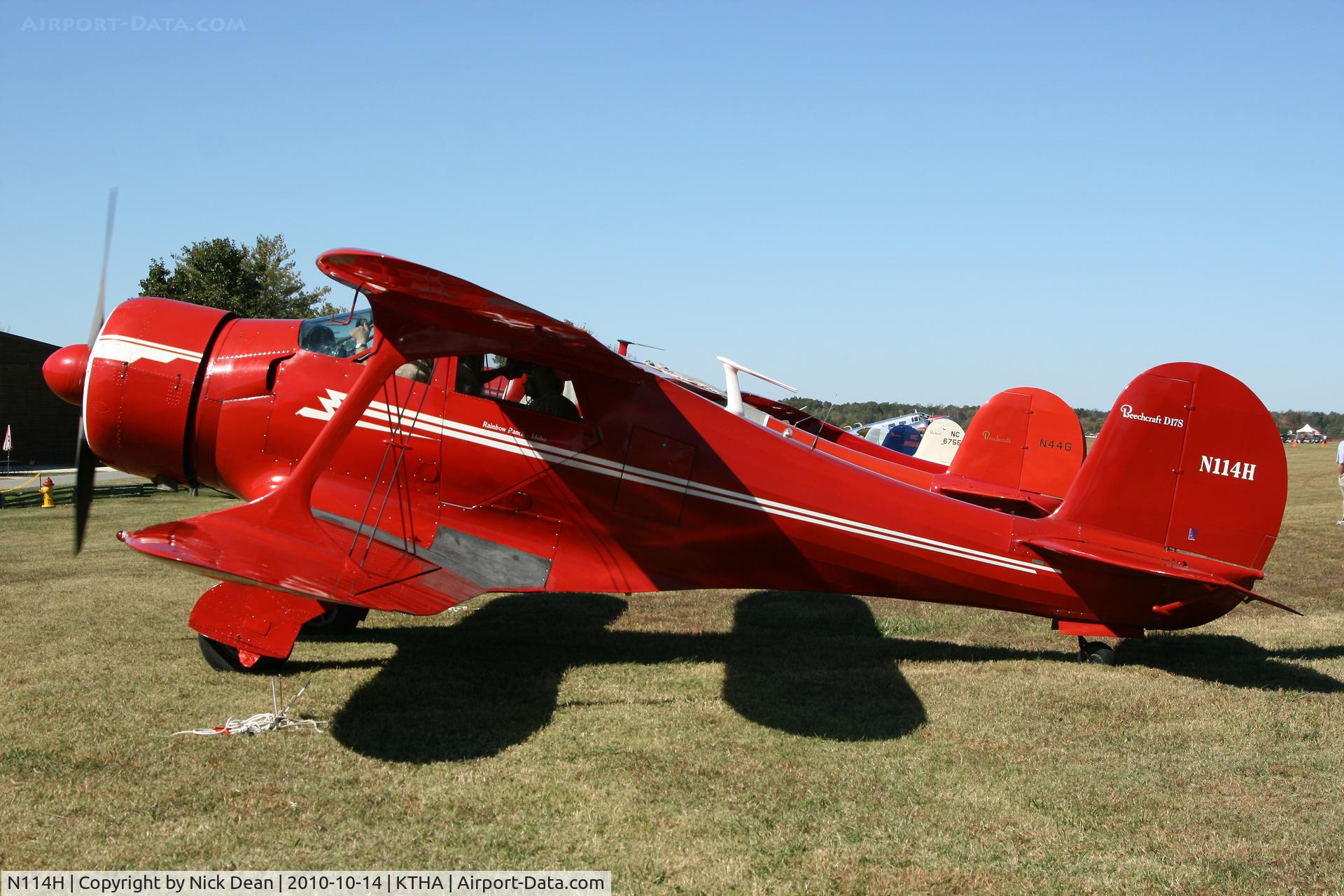 N114H, 1939 Beech D17S Staggerwing C/N 327, KTHA 