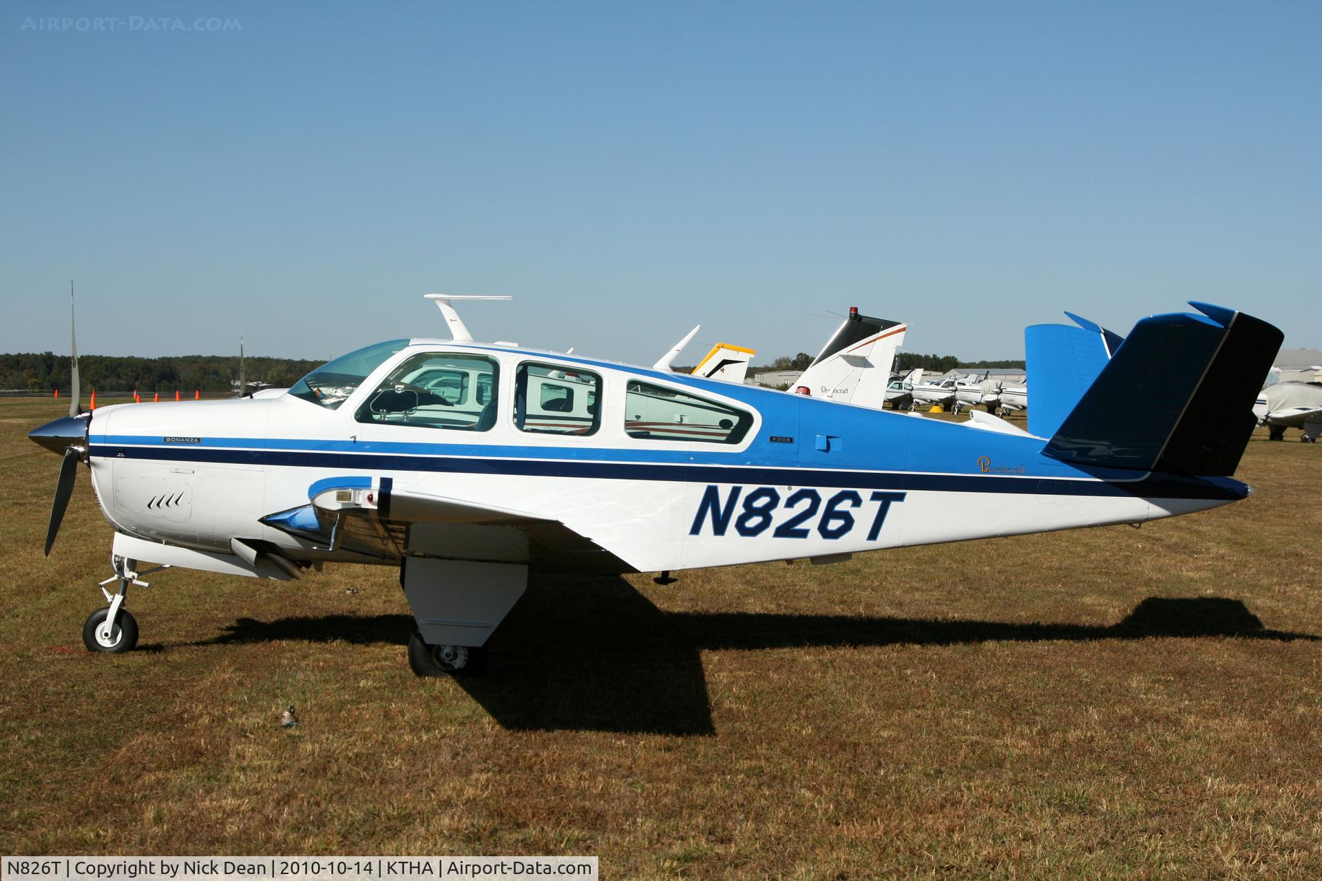 N826T, 1973 Beech V35B Bonanza C/N D-9518, KTHA 