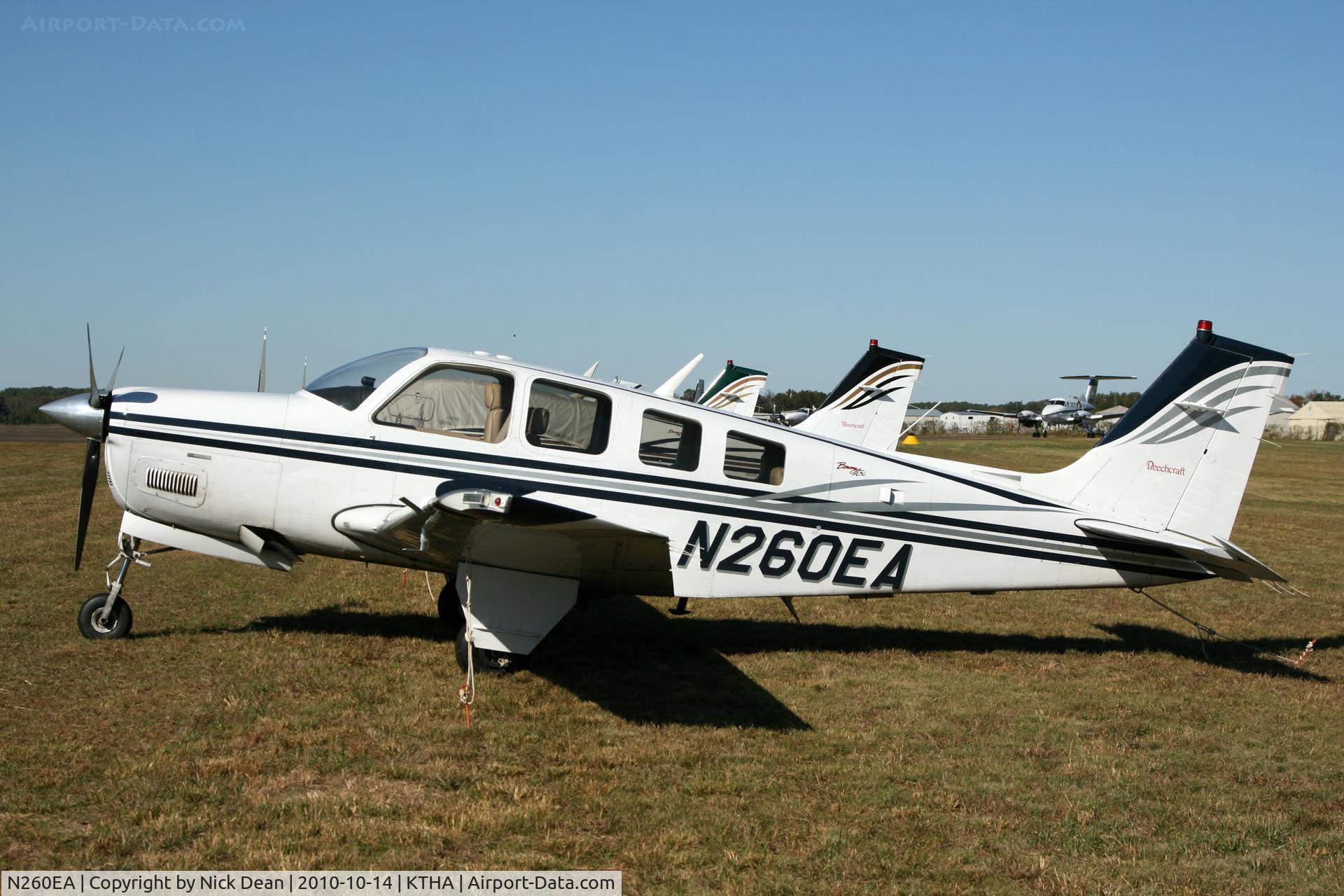 N260EA, 2004 Raytheon Aircraft Company A36 Bonanza C/N E-3408, KTHA 