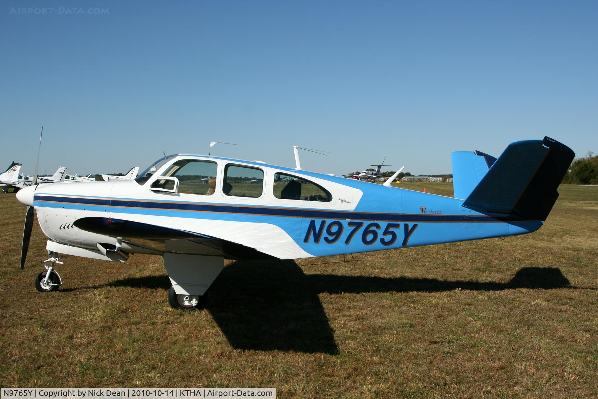 N9765Y, 1963 Beech P35 Bonanza C/N D-7151, KTHA 