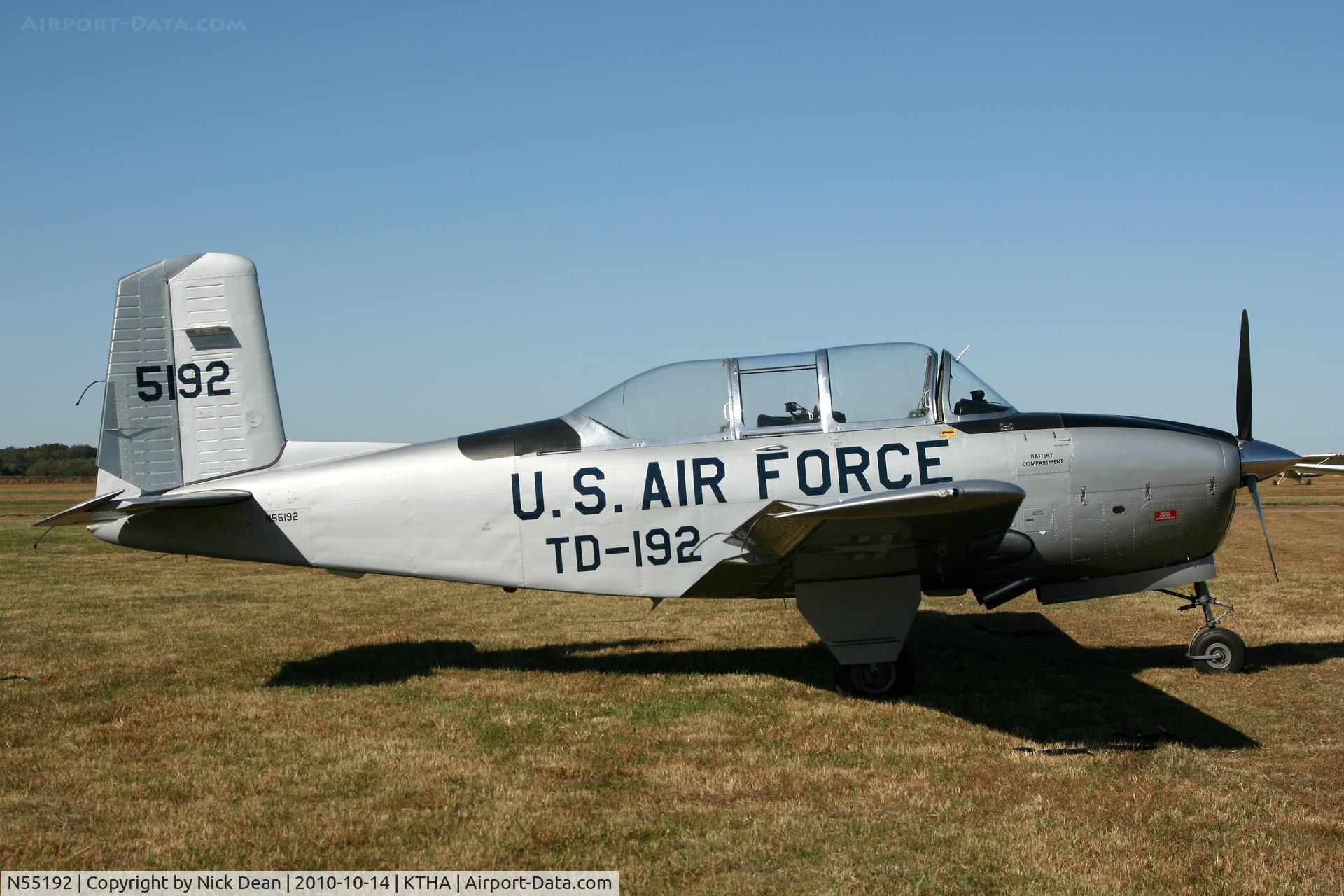 N55192, 1955 Beech T-34A Mentor C/N G-749, KTHA 