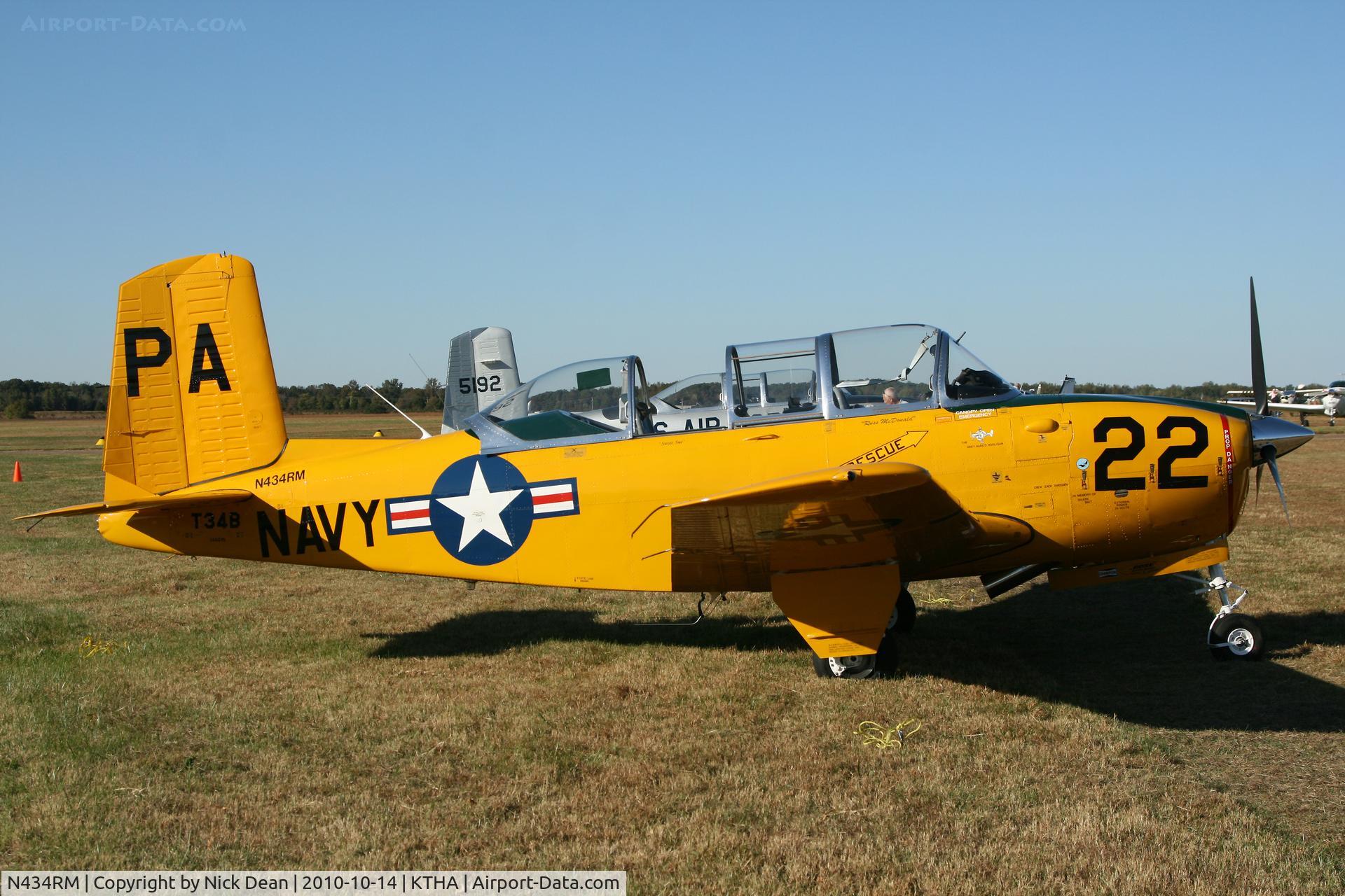 N434RM, 1957 Beech T-34B C/N BG-322, KTHA 
