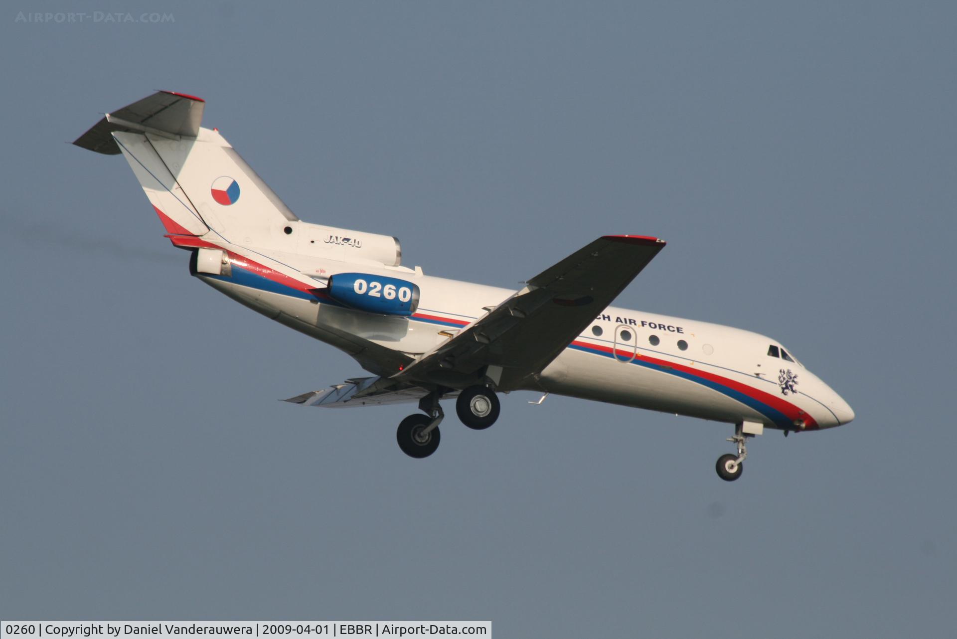 0260, 1978 Yakovlev Yak-40 C/N 9940260, Descending to RWY 02