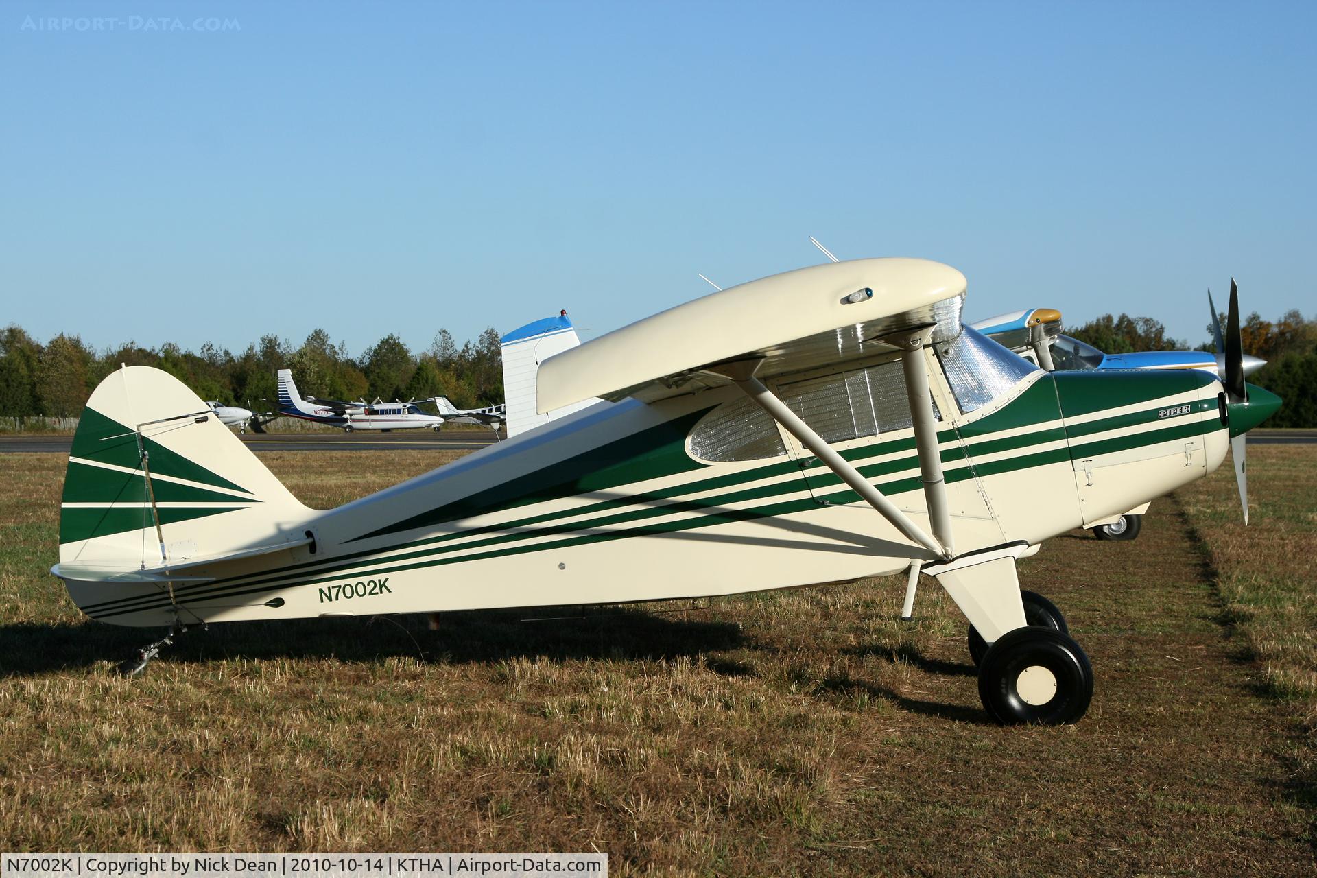 N7002K, 1950 Piper PA-20 Pacer C/N 20-107, KTHA 
