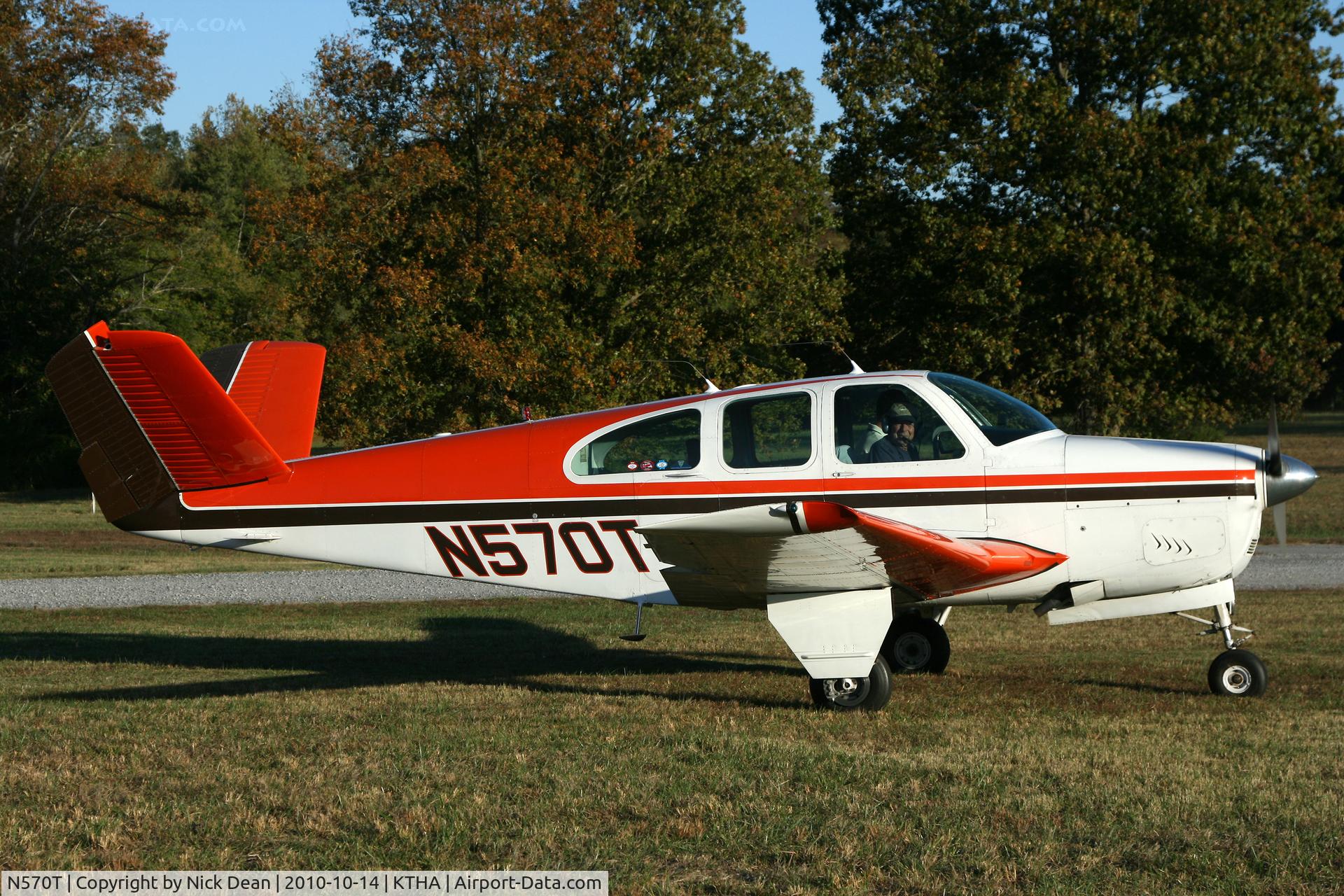 N570T, 1961 Beech N35 Bonanza C/N D-6747, KTHA 