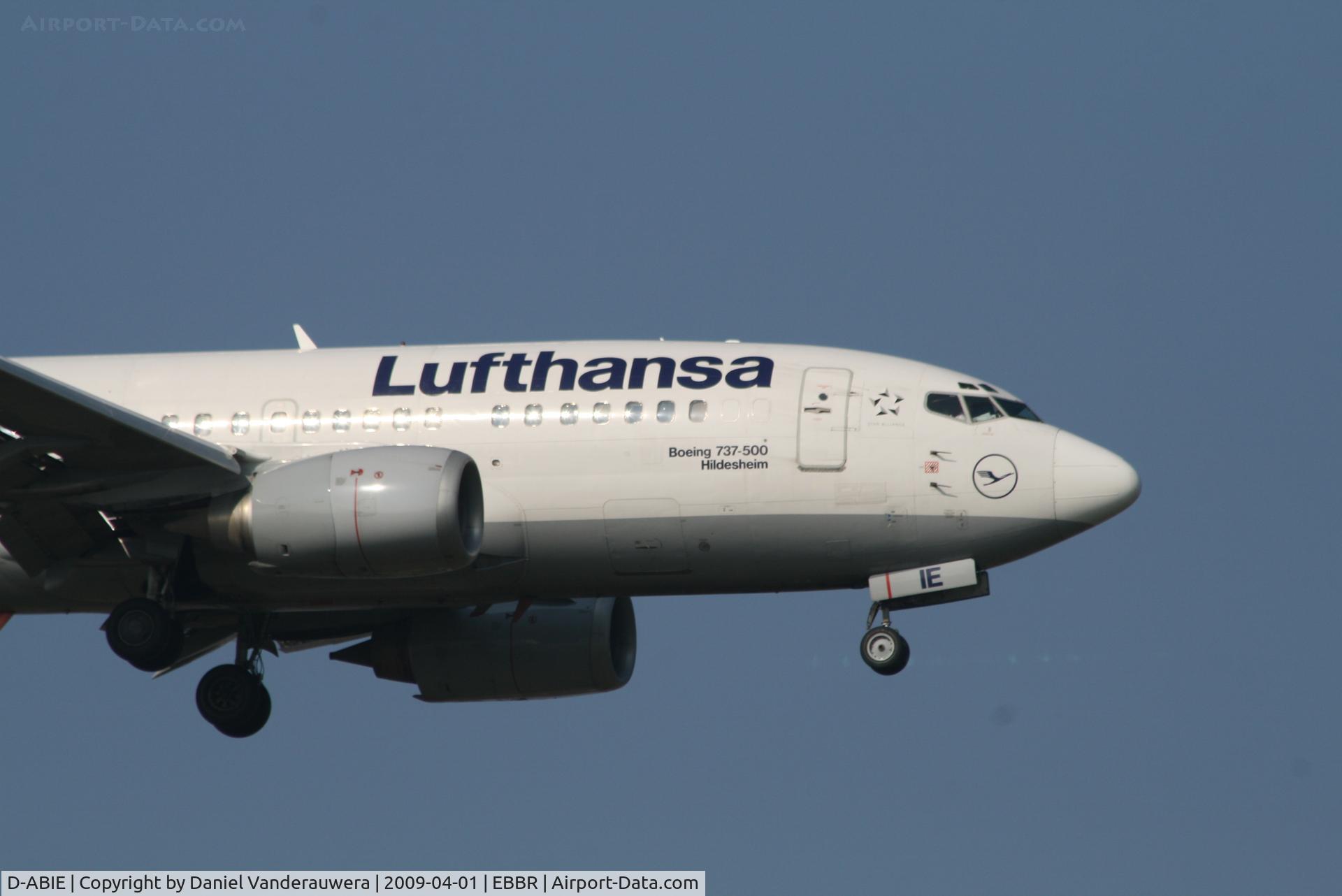 D-ABIE, 1990 Boeing 737-530 C/N 24819, Arrival of flight LH4602 to RWY 02