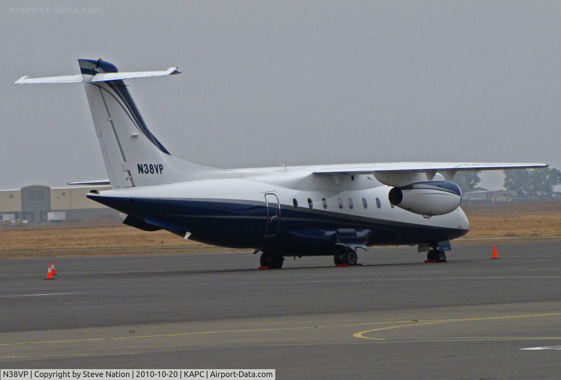 N38VP, 2001 Fairchild Dornier 328-300 328JET C/N 3174, Dornier 328-300 on bizjet ramp at Napa, CA