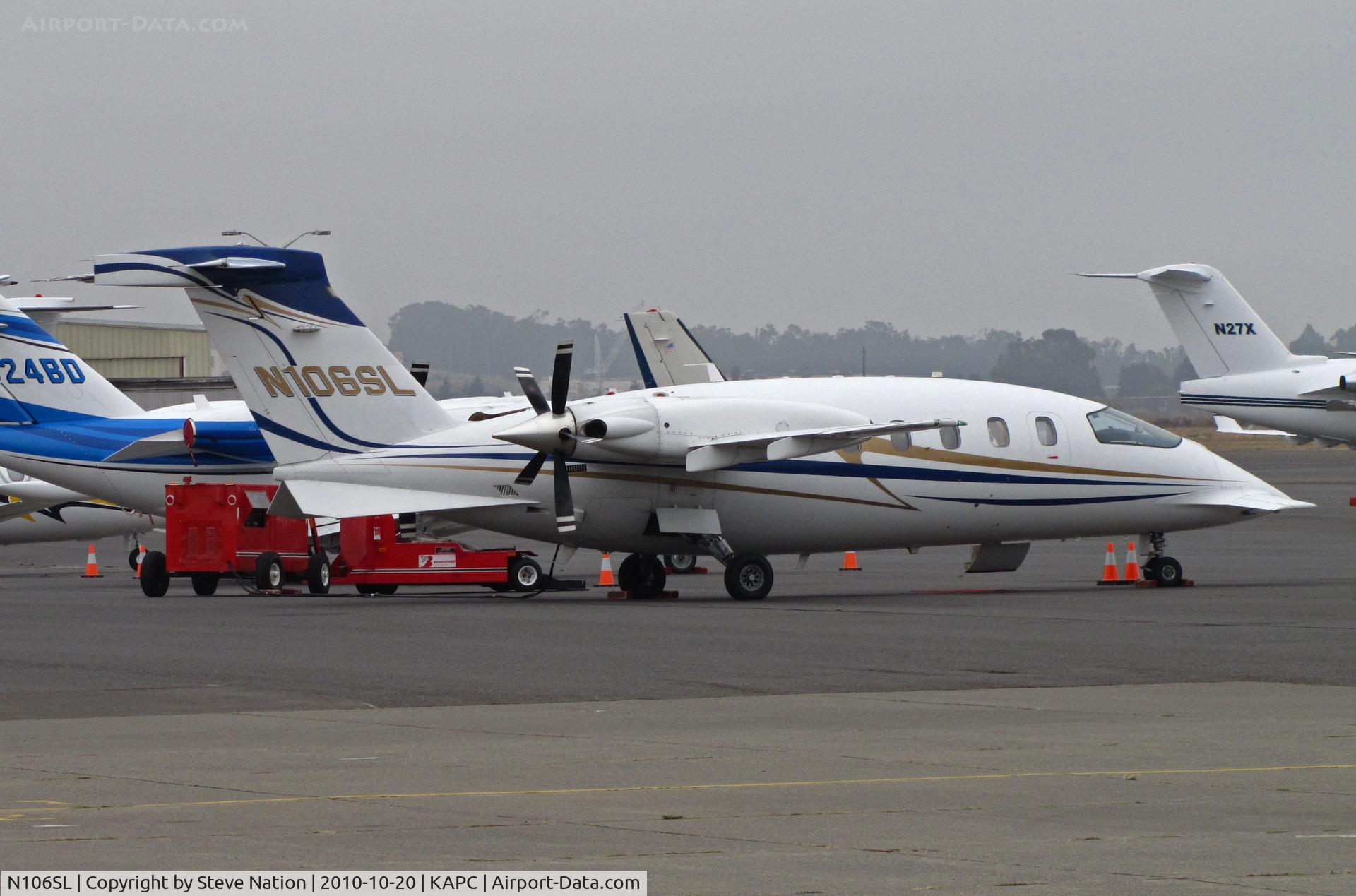 N106SL, 2003 Piaggio P-180 Avanti C/N 1070, Avantair 2003 Piaggio P180 on the ramp at Napa, CA