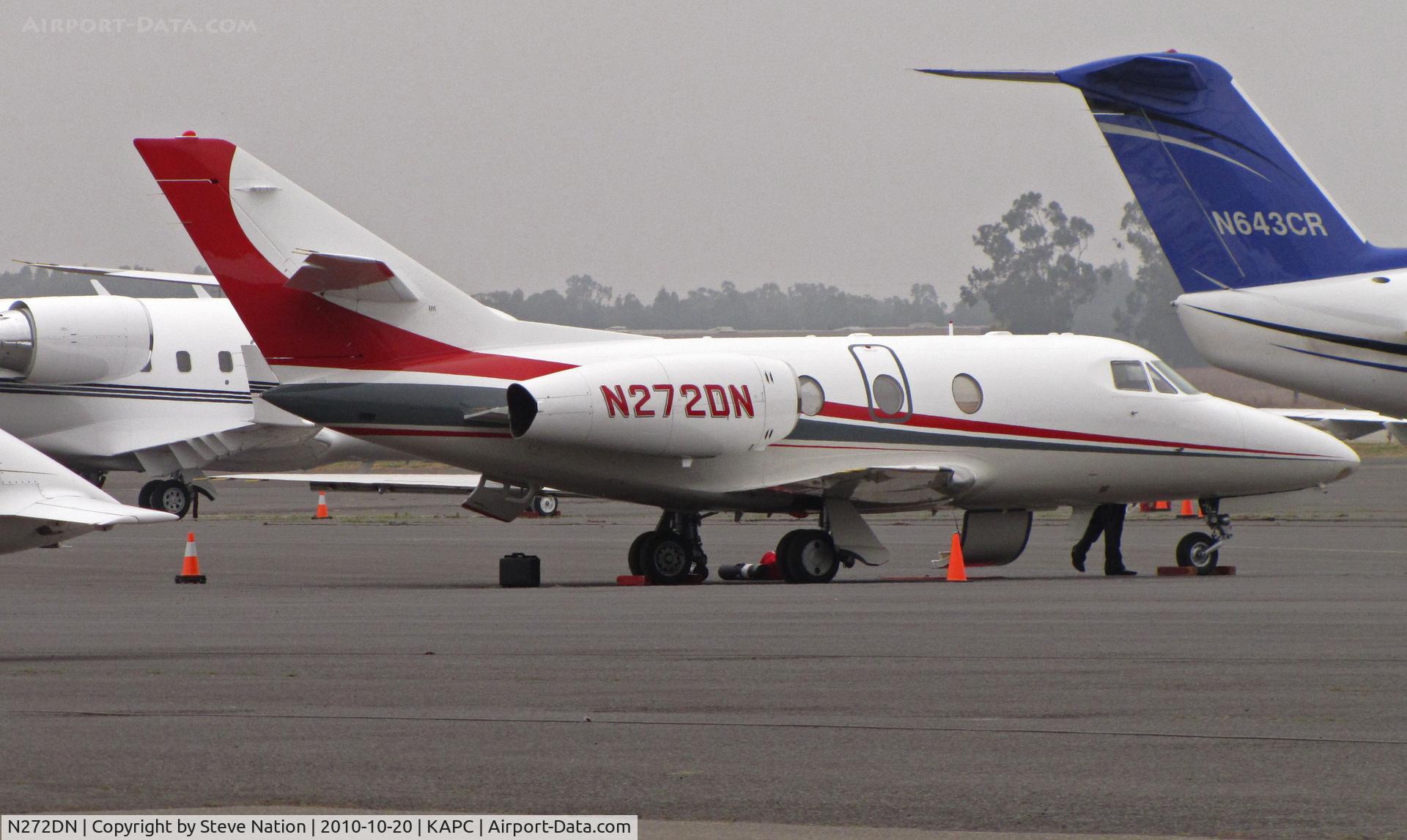 N272DN, 1978 Dassault-Breguet Falcon 10 C/N 135, American Equity Investment Properties (W Des Moines, IA) 1978 Falcon 10 awaits passengers at Napa