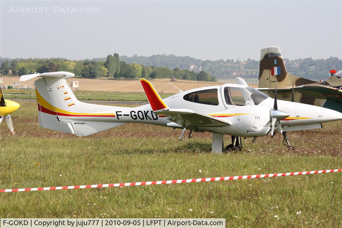 F-GOKD, Diamond DA-42 Twin Star C/N 42.226, on display at Pontoise