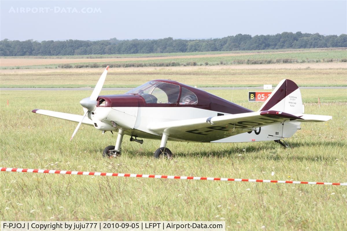 F-PJOJ, Gardan GY-201 Minicab C/N A204, on display at Pontoise