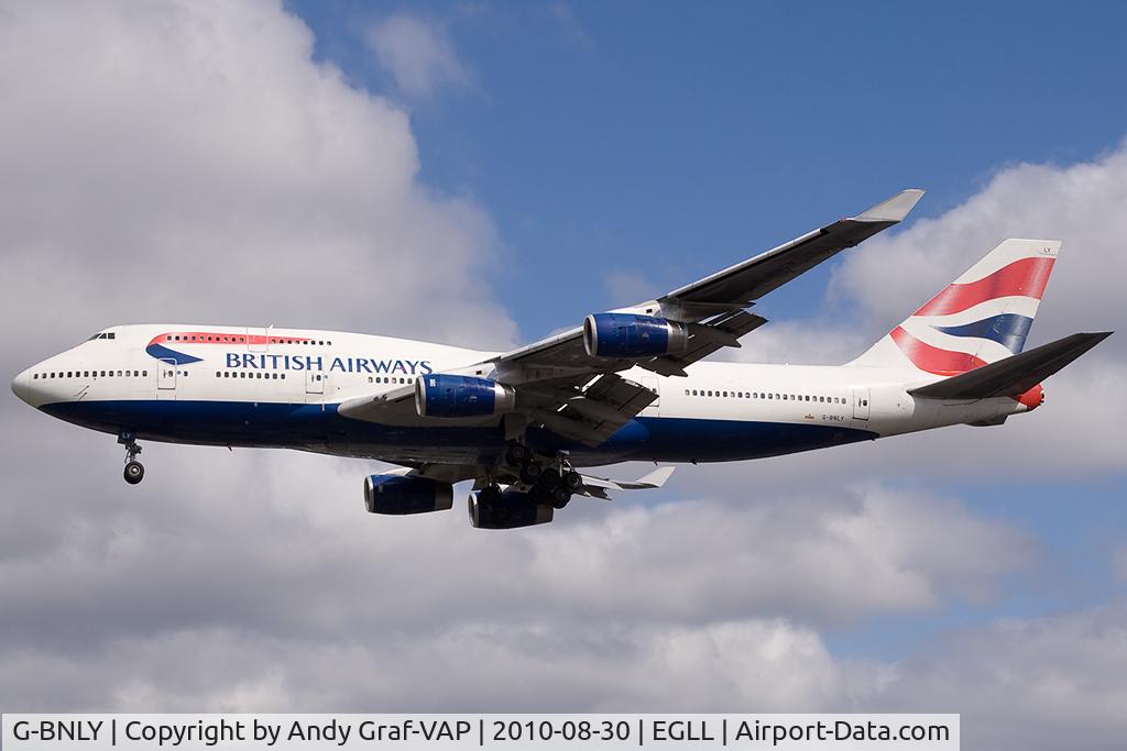 G-BNLY, 1993 Boeing 747-436 C/N 27090, British Airways 747-400