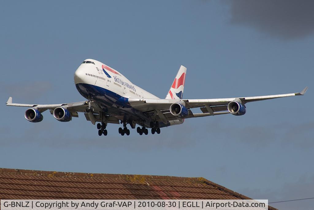 G-BNLZ, 1993 Boeing 747-436 C/N 27091, British Airways 747-400