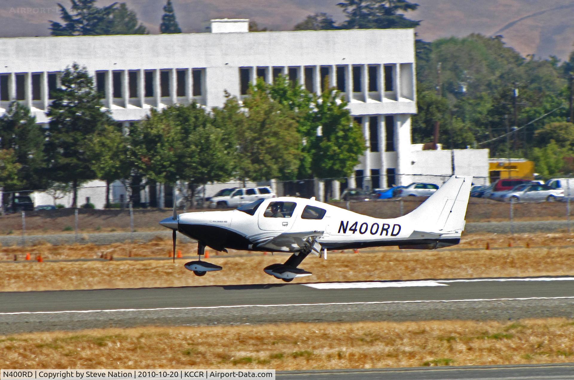 N400RD, 2005 Lancair LC41-550FG C/N 41519, 2005 Lancair Columbia LC41-550FG touches down at Buchanan Field