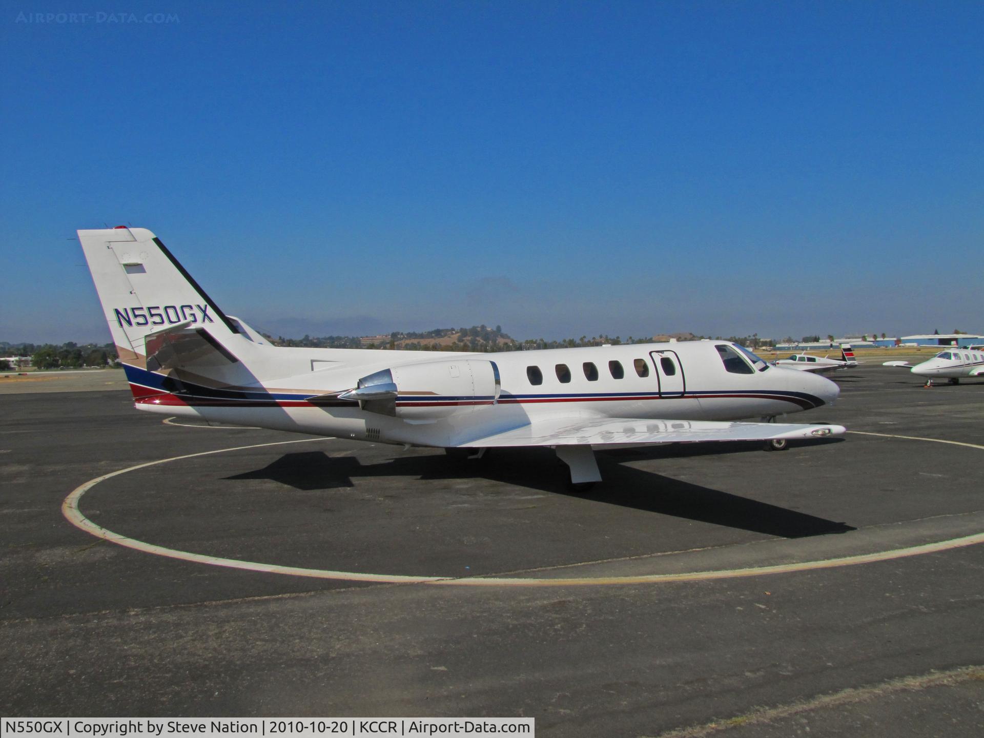 N550GX, 1987 Cessna 550 C/N 550-0560, Incline Aviation 1987 Cessna 550 in from KCXP (Carson City, NV) at Buchanan Field