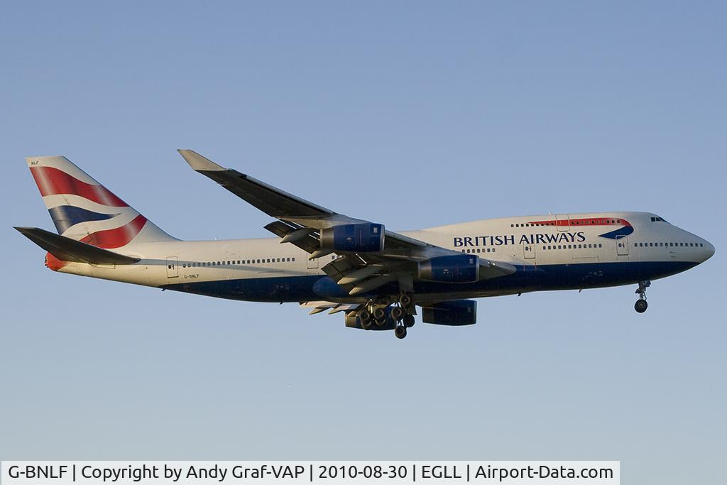G-BNLF, 1989 Boeing 747-436 C/N 24048, British Airways 747-400